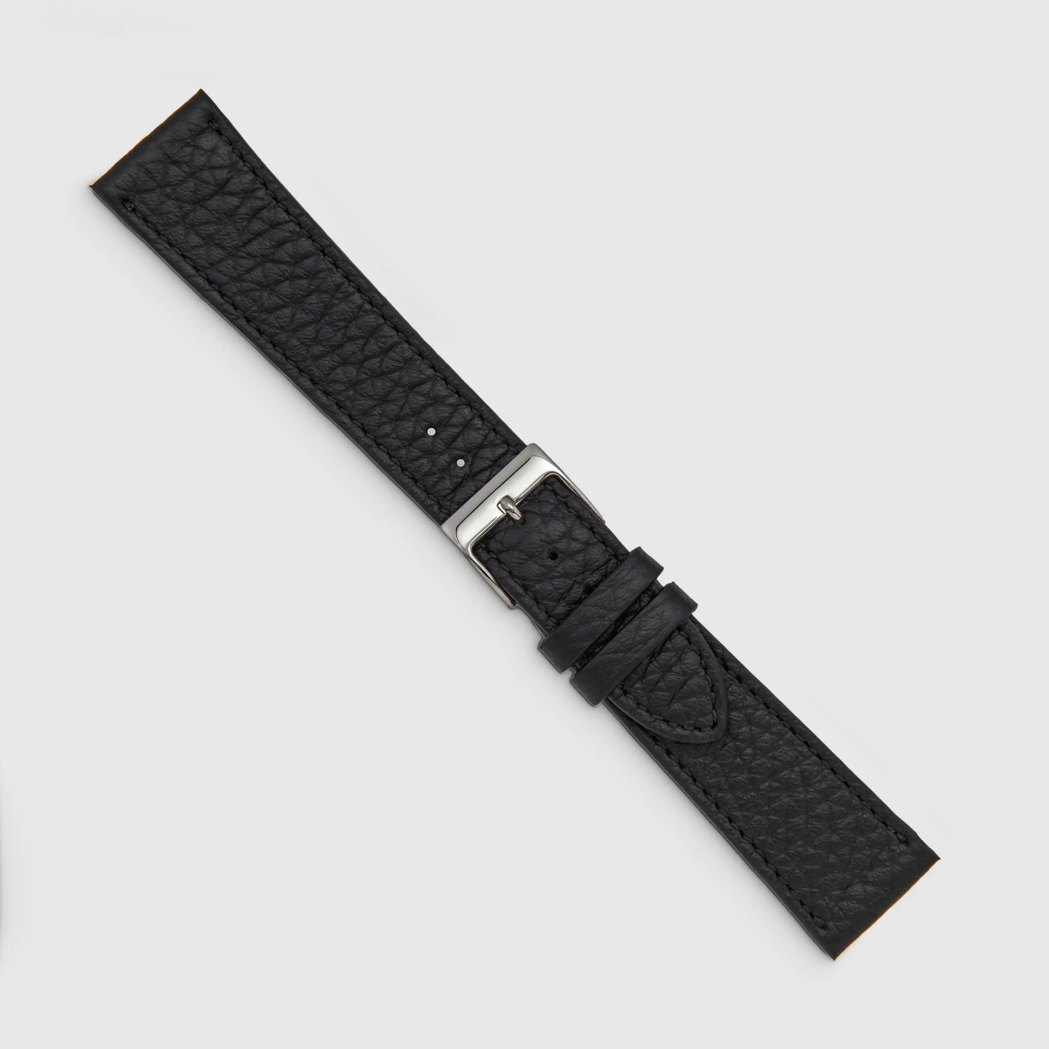 Pebble-Grain Calfskin - Black