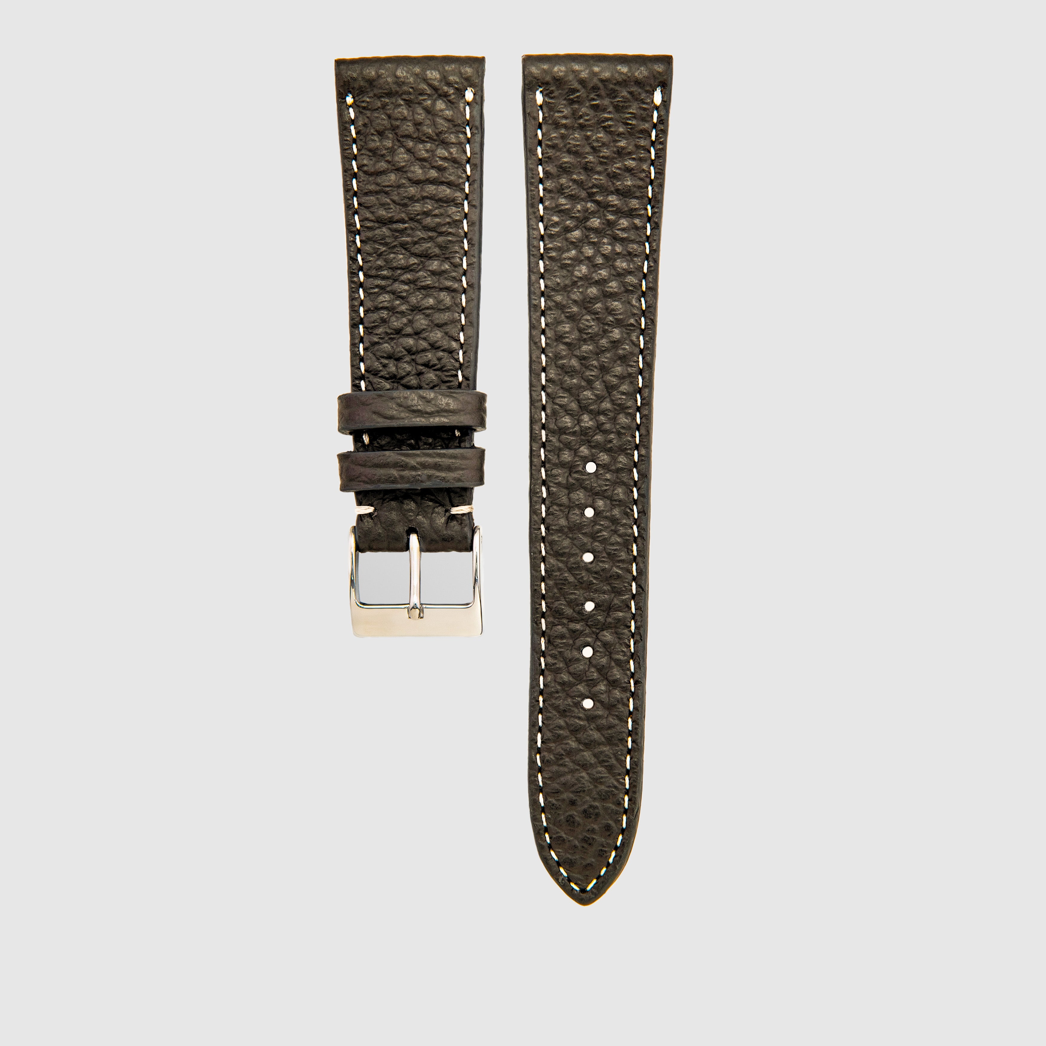 Pebble-Grain Calfskin - Dark Brown