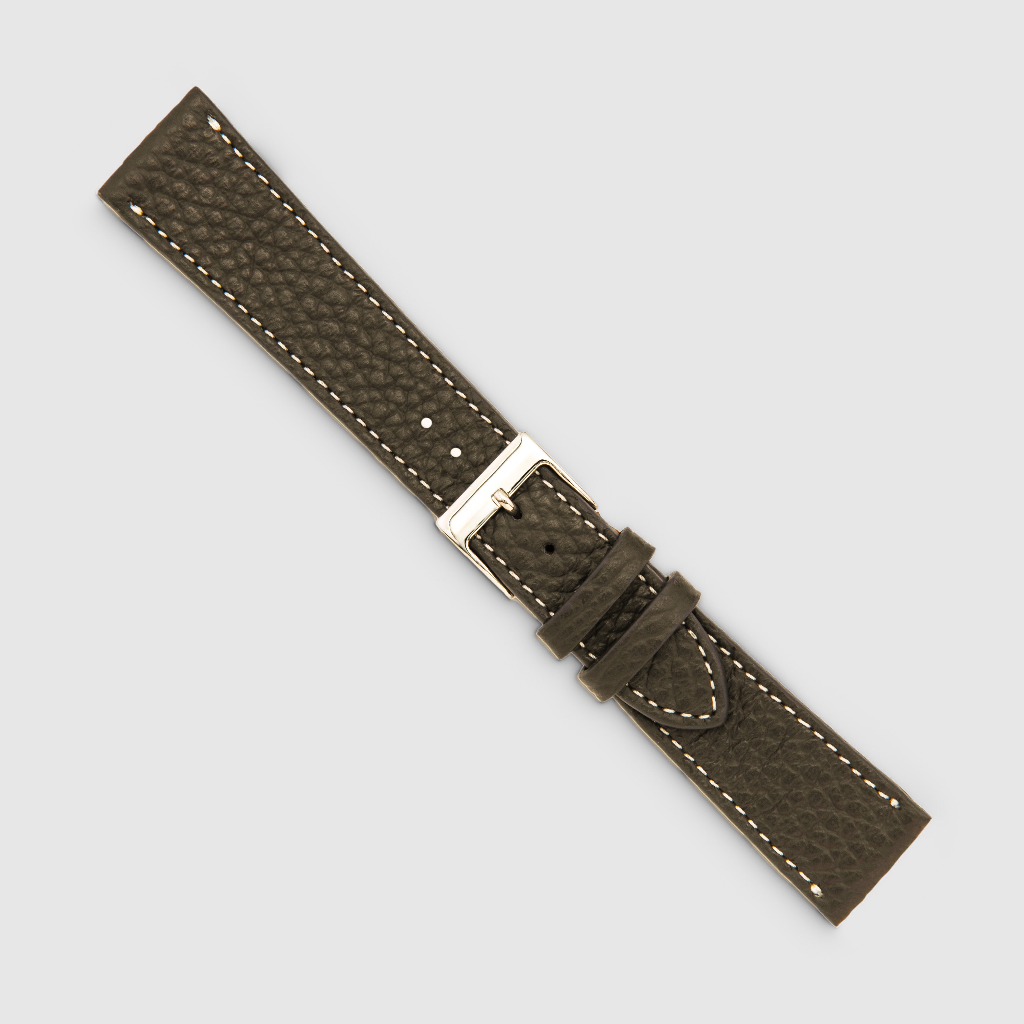 Pebble-Grain Calfskin - Dark Brown