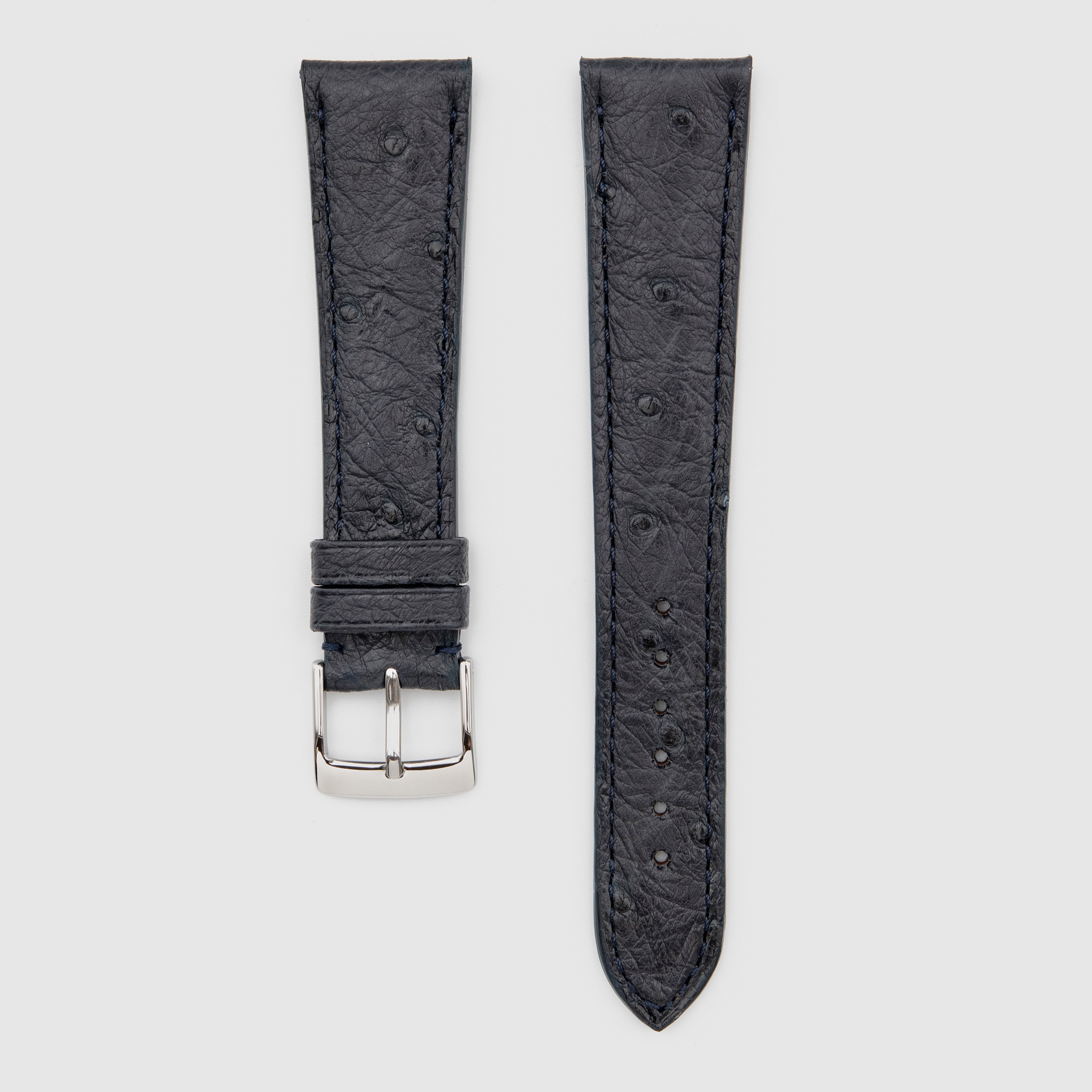 Camille Fournet Strap Ostrich Marine