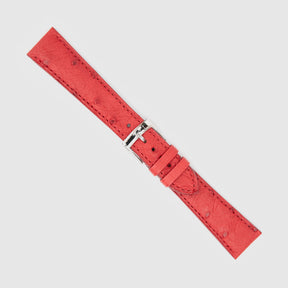 Camille Fournet Strap Ostrich Red (Multiple Sizes)