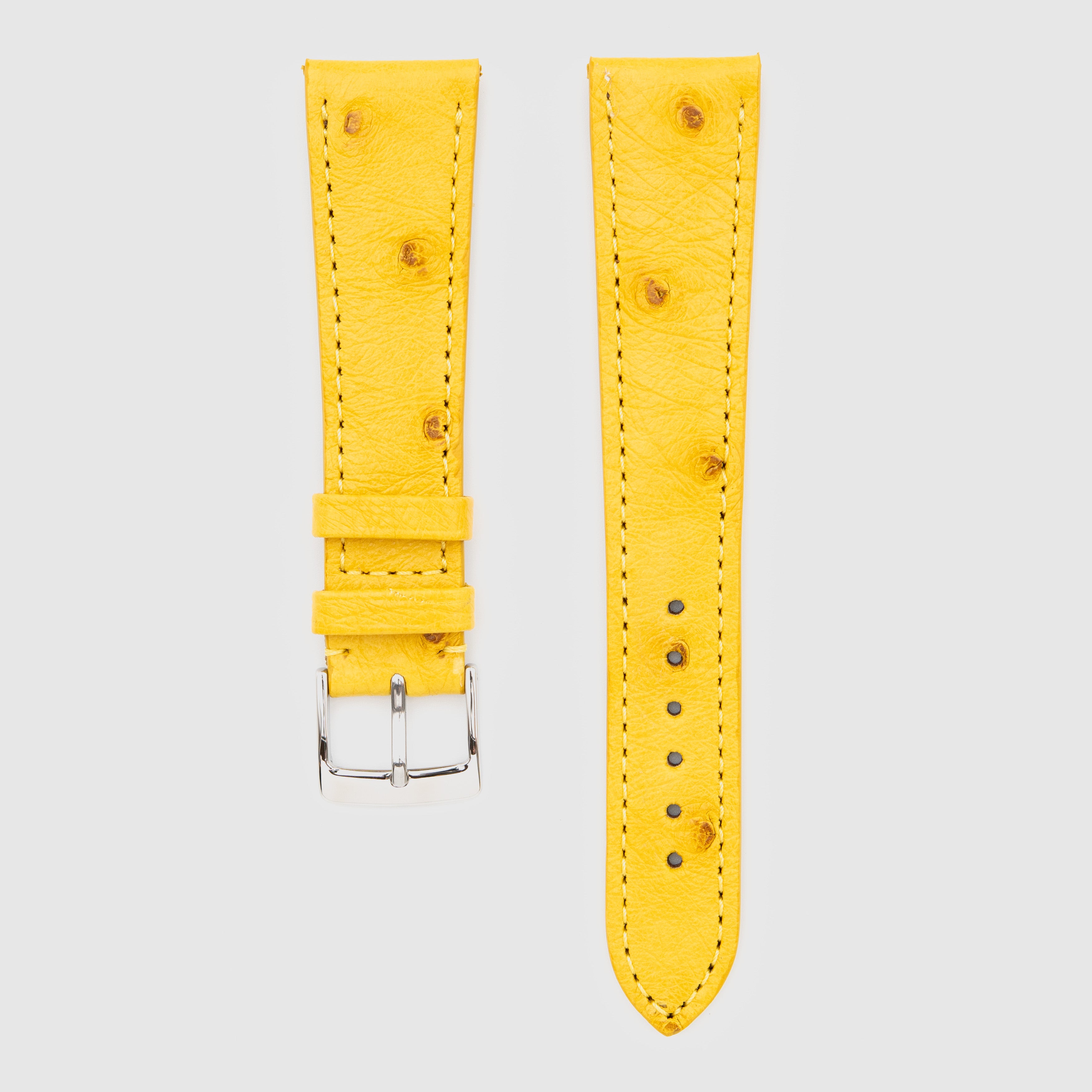 Camille Fournet Strap Ostrich Yellow