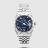1984 Rolex Datejust Blue Buckley Dial St/WG Ref. 16014