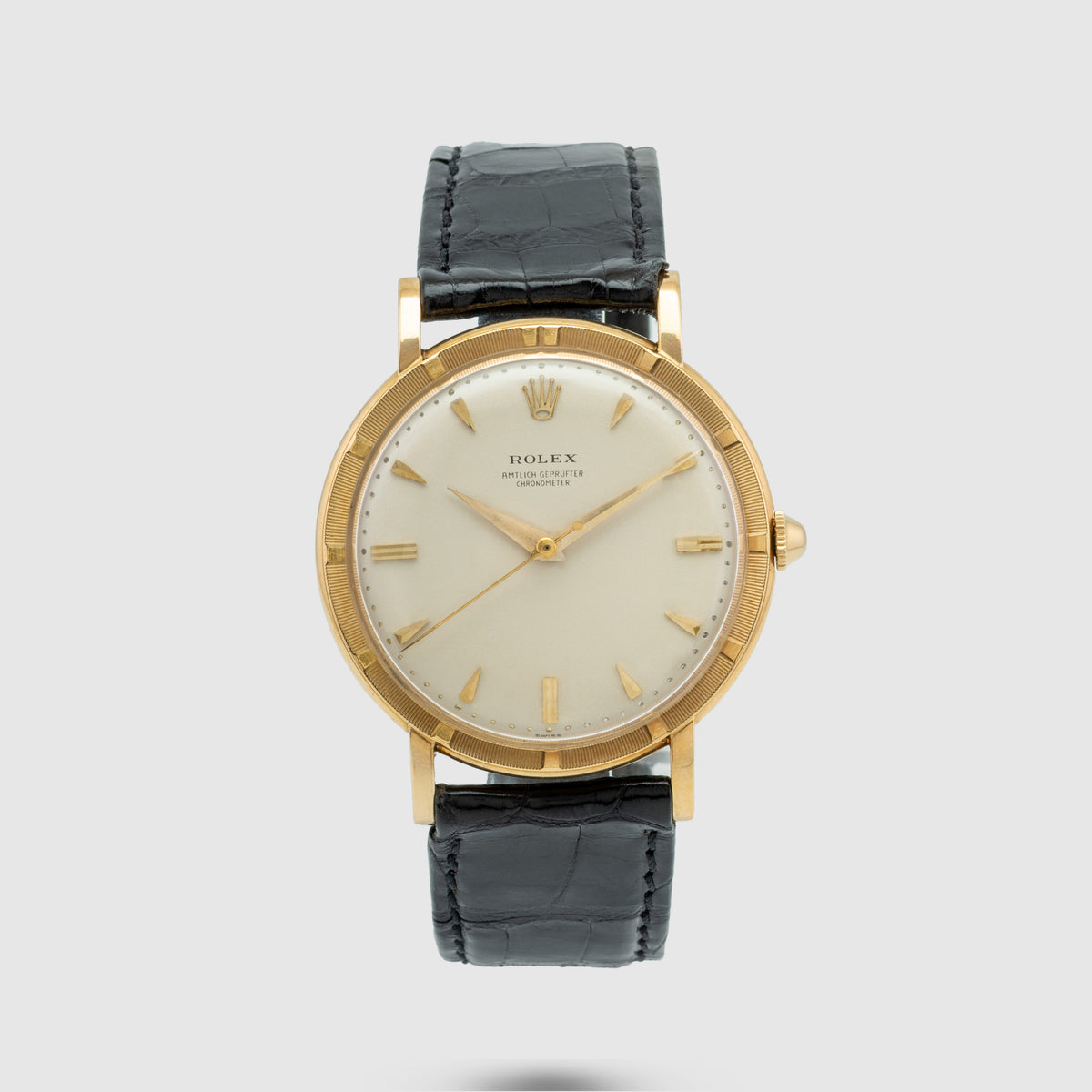 1958 Rolex Dress Watch 18K  'Amtlich Gepruefter' Chronometer, Like new Ref. 8952