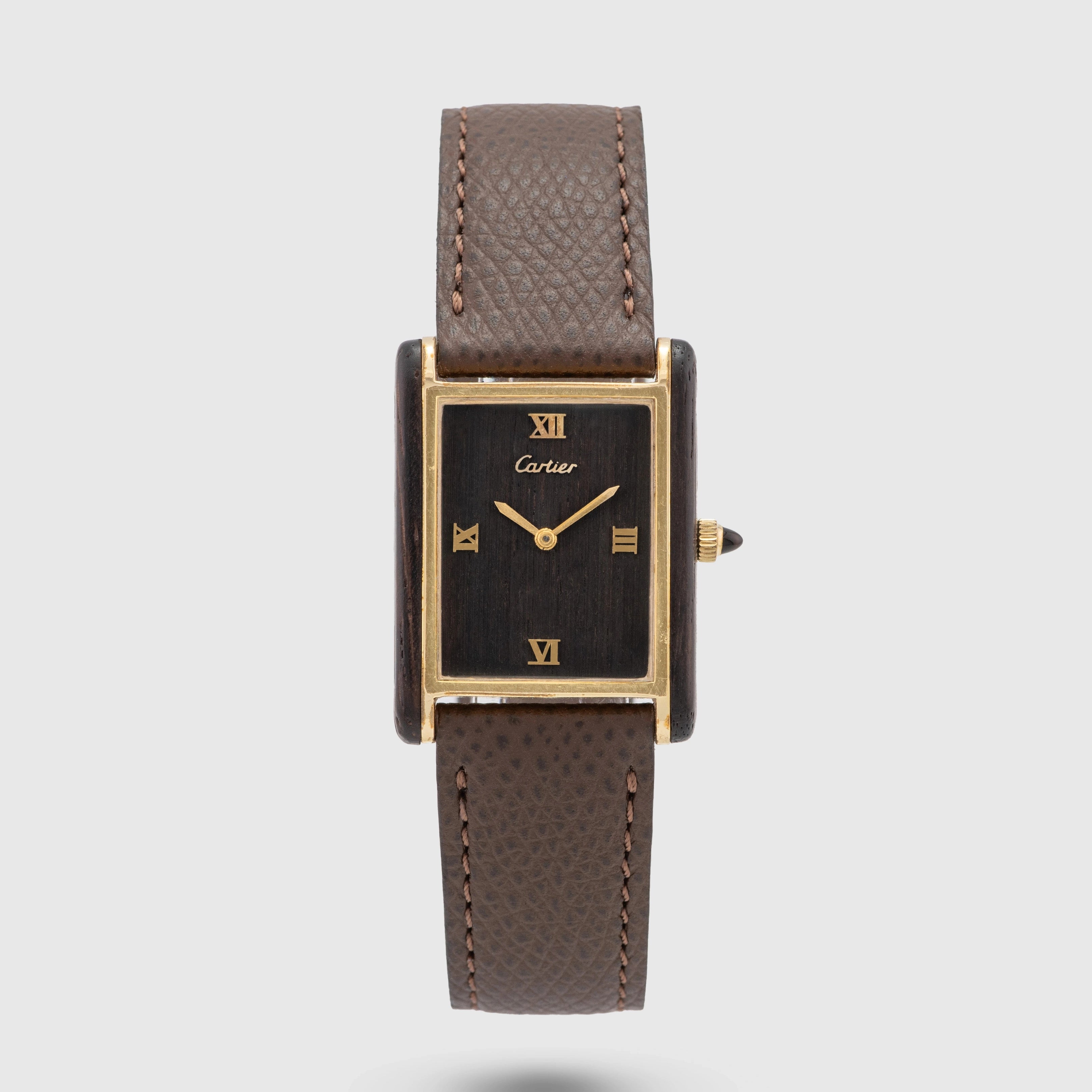 1975 Cartier Tank Organic Wood Ref. 21611