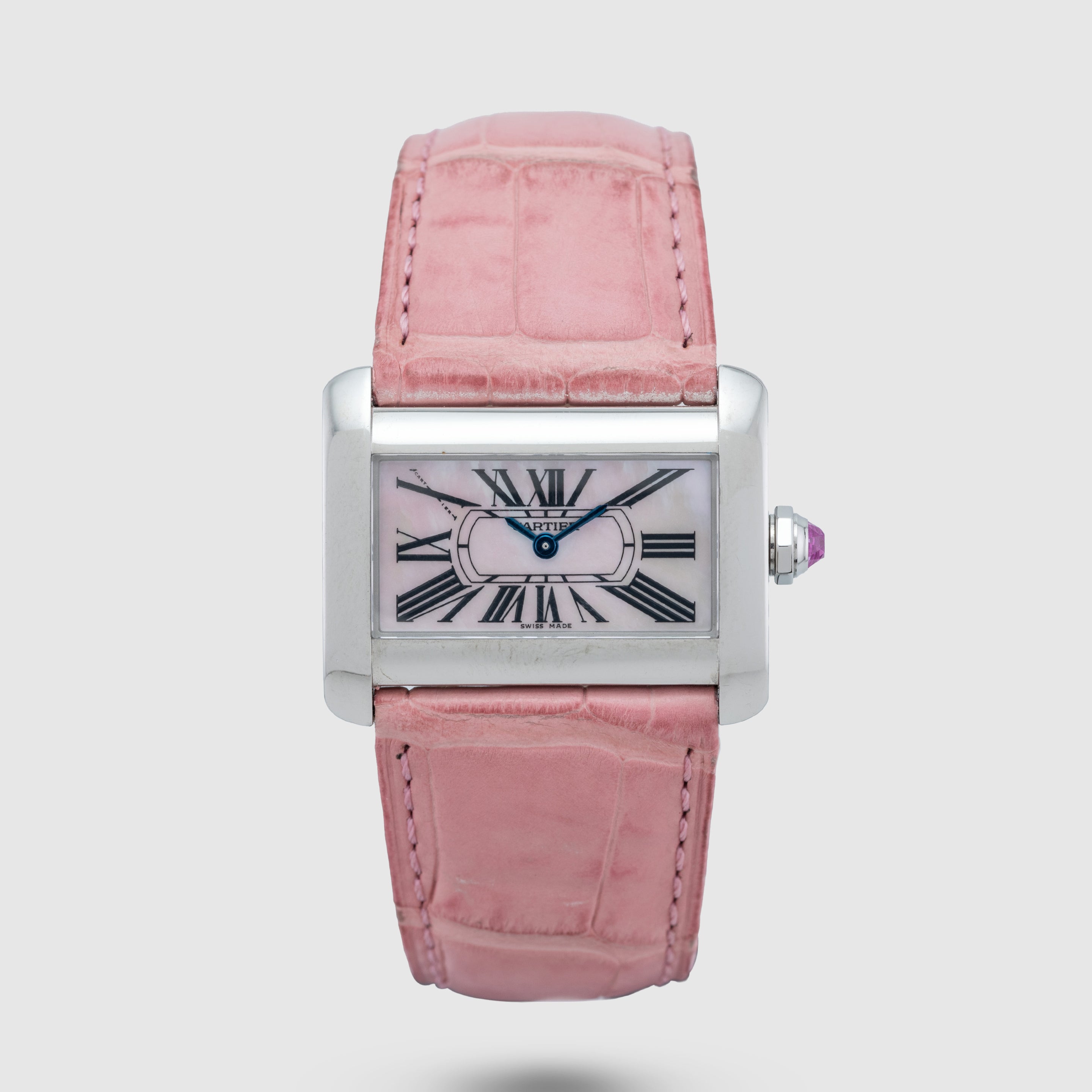 1990's Cartier Tank Divan Mother of Pearl Ref. 2599