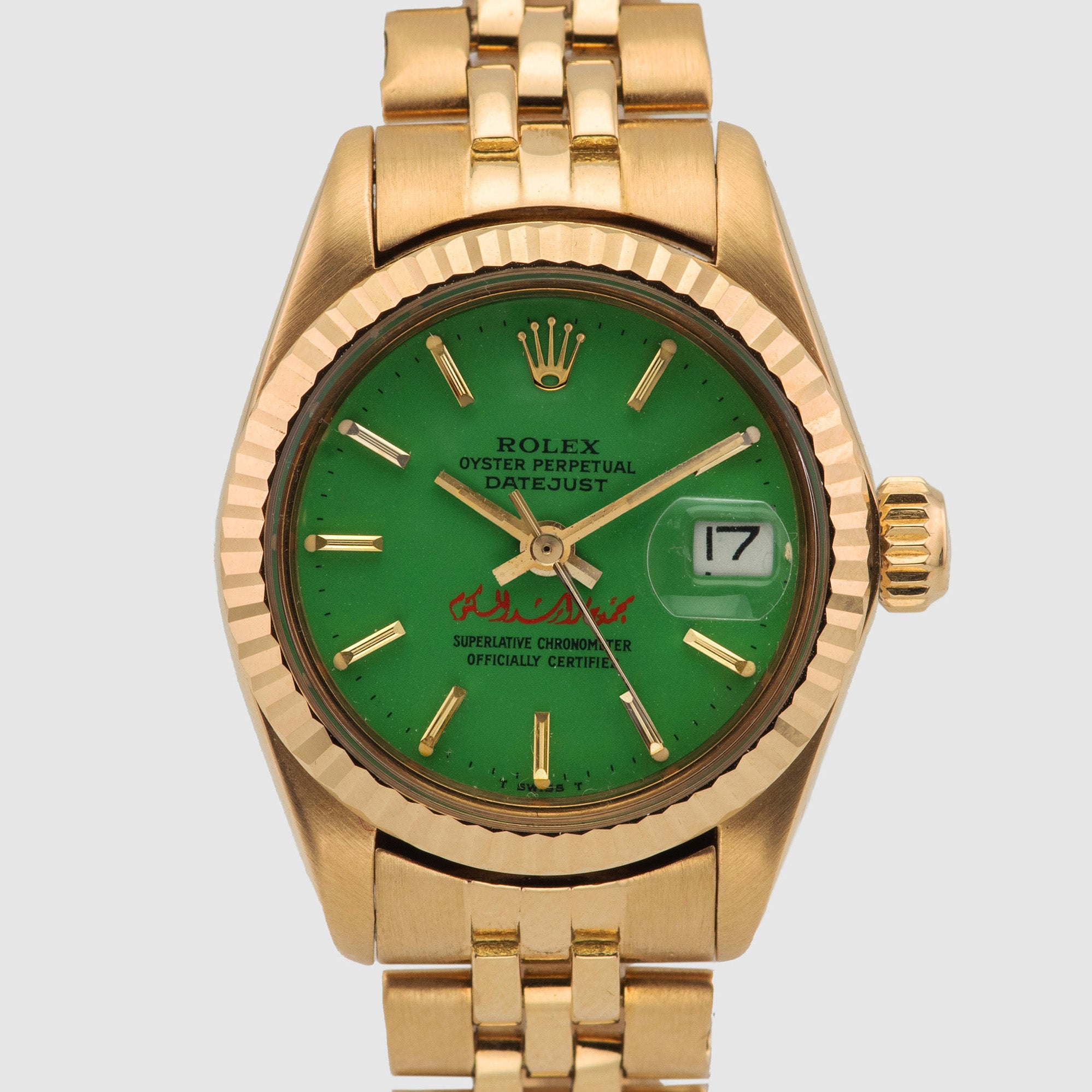 1979 Rolex Datejust Green Stella 'Mohammaed Bin Rashid Al Maktoum' Ref. 6917 (with Box)