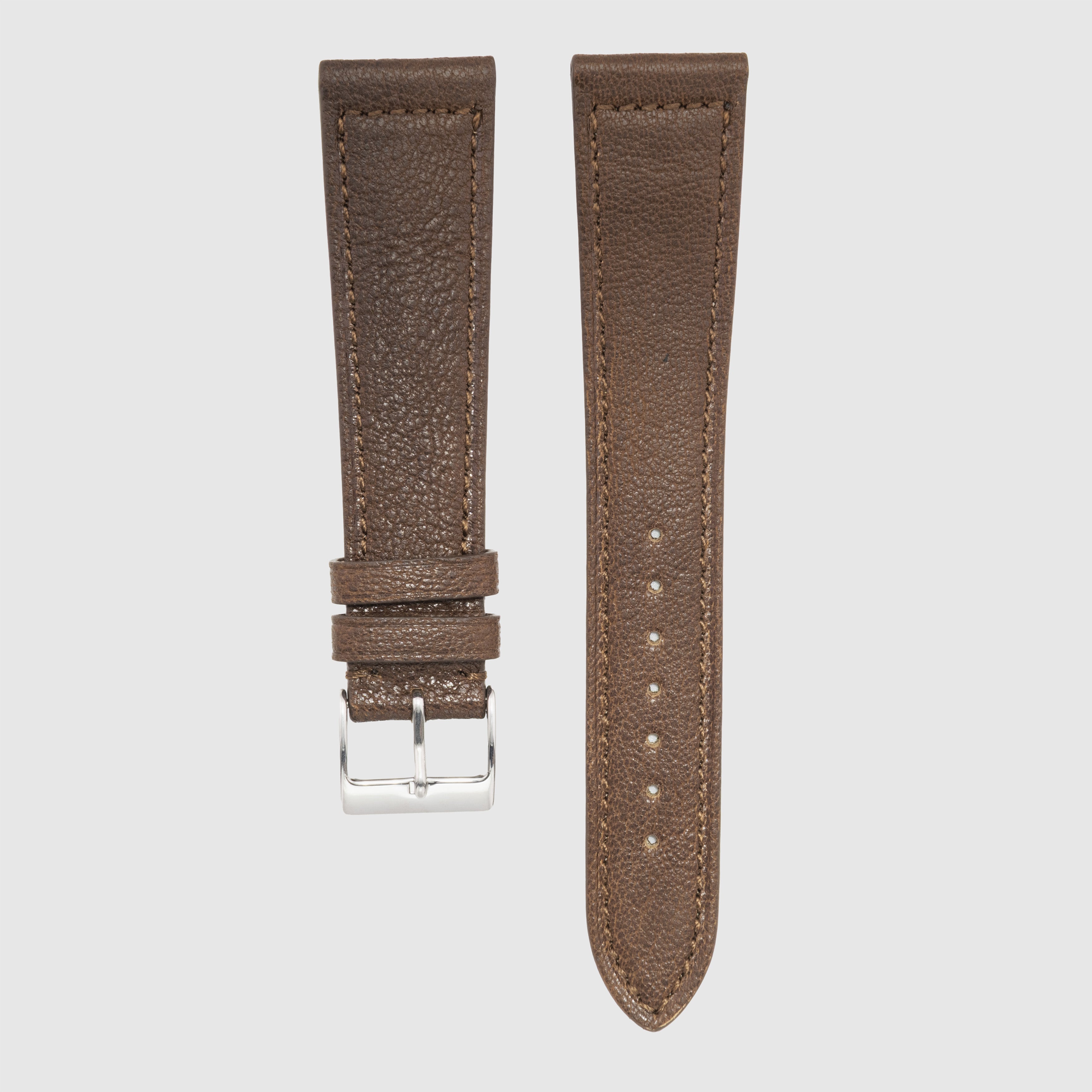 Washed Goat Skin - Dark Tan