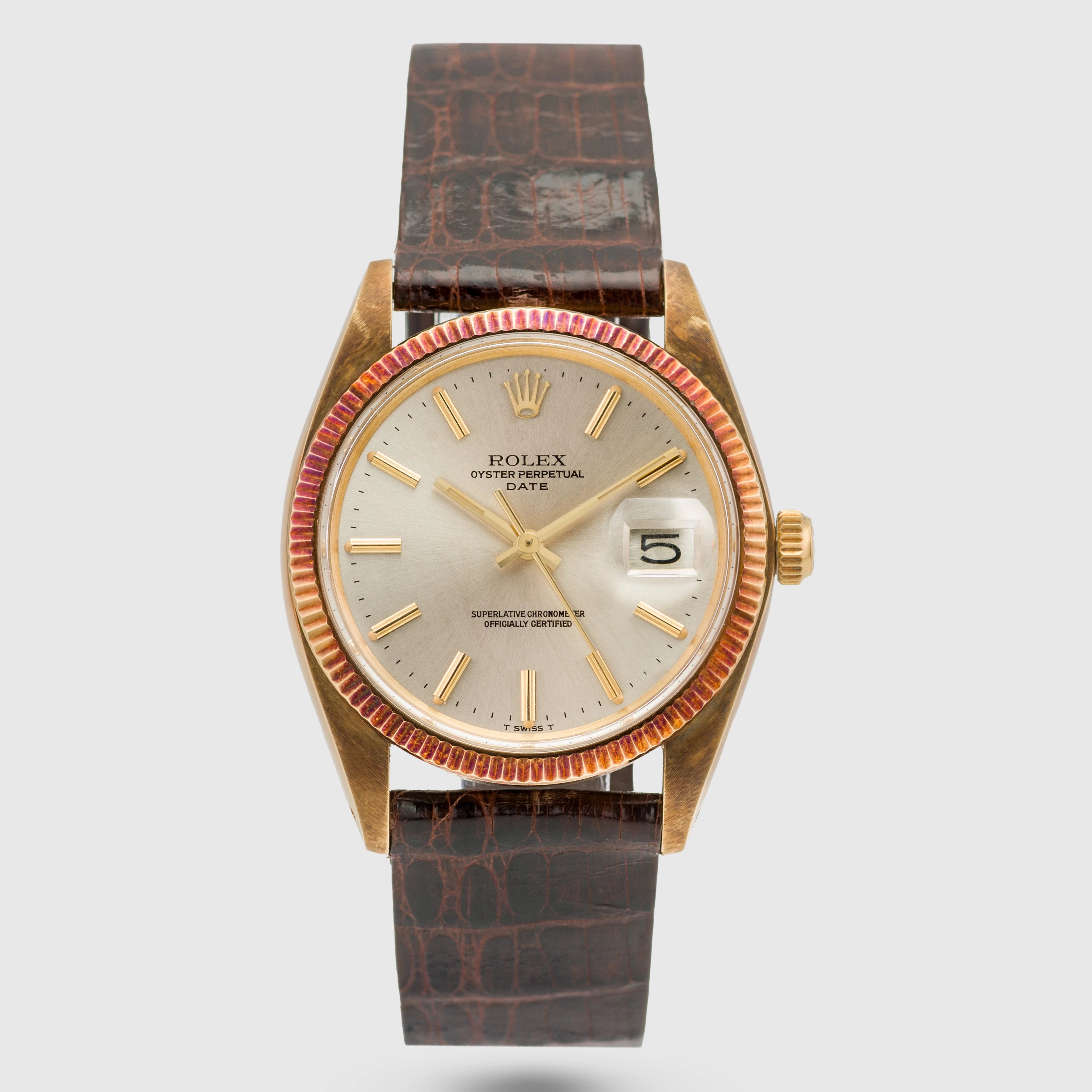 1979 Rolex Oyster Perpetual Date 14k Yellow Gold 'like new' Ref. 1503