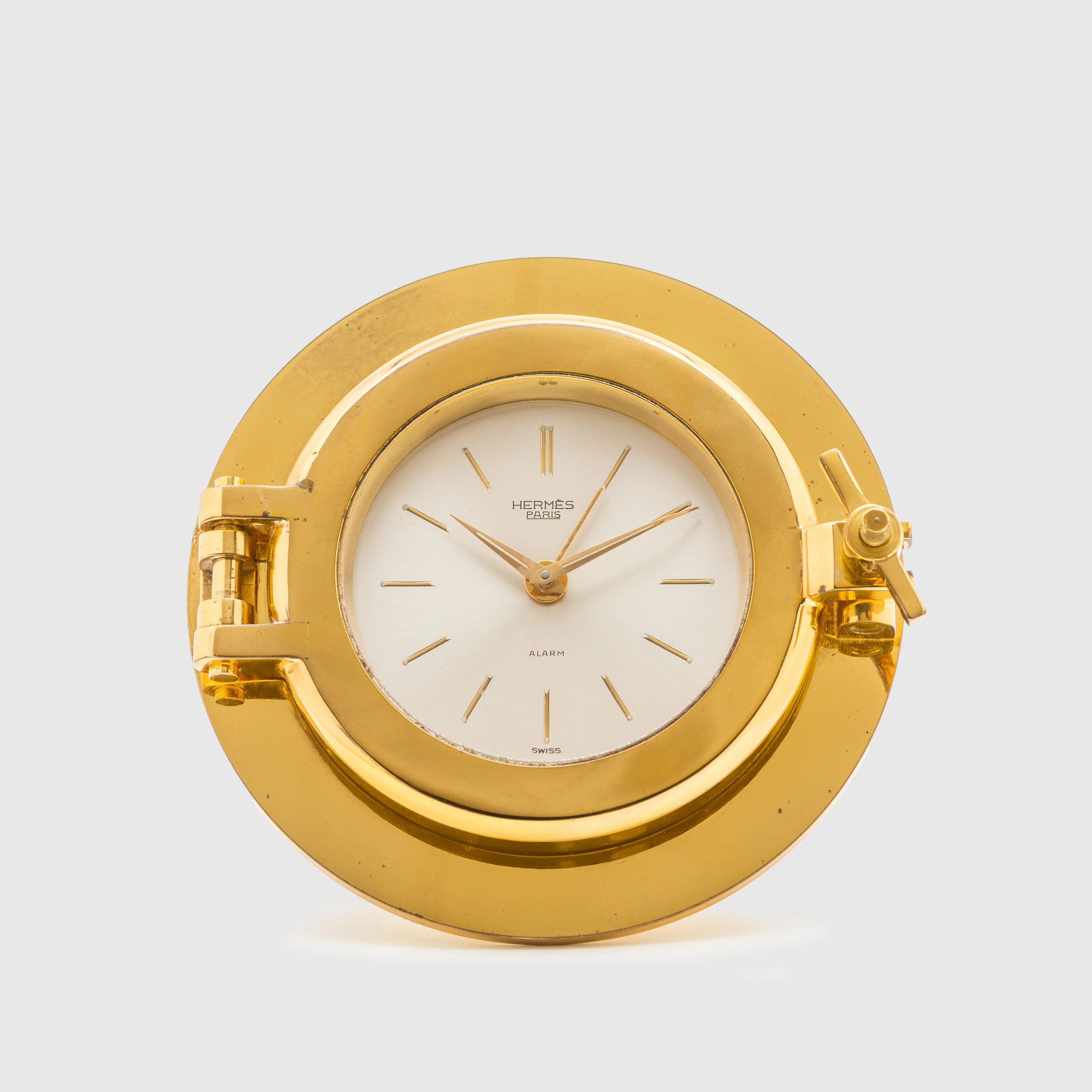 Hermes Porthole Alarm Clock