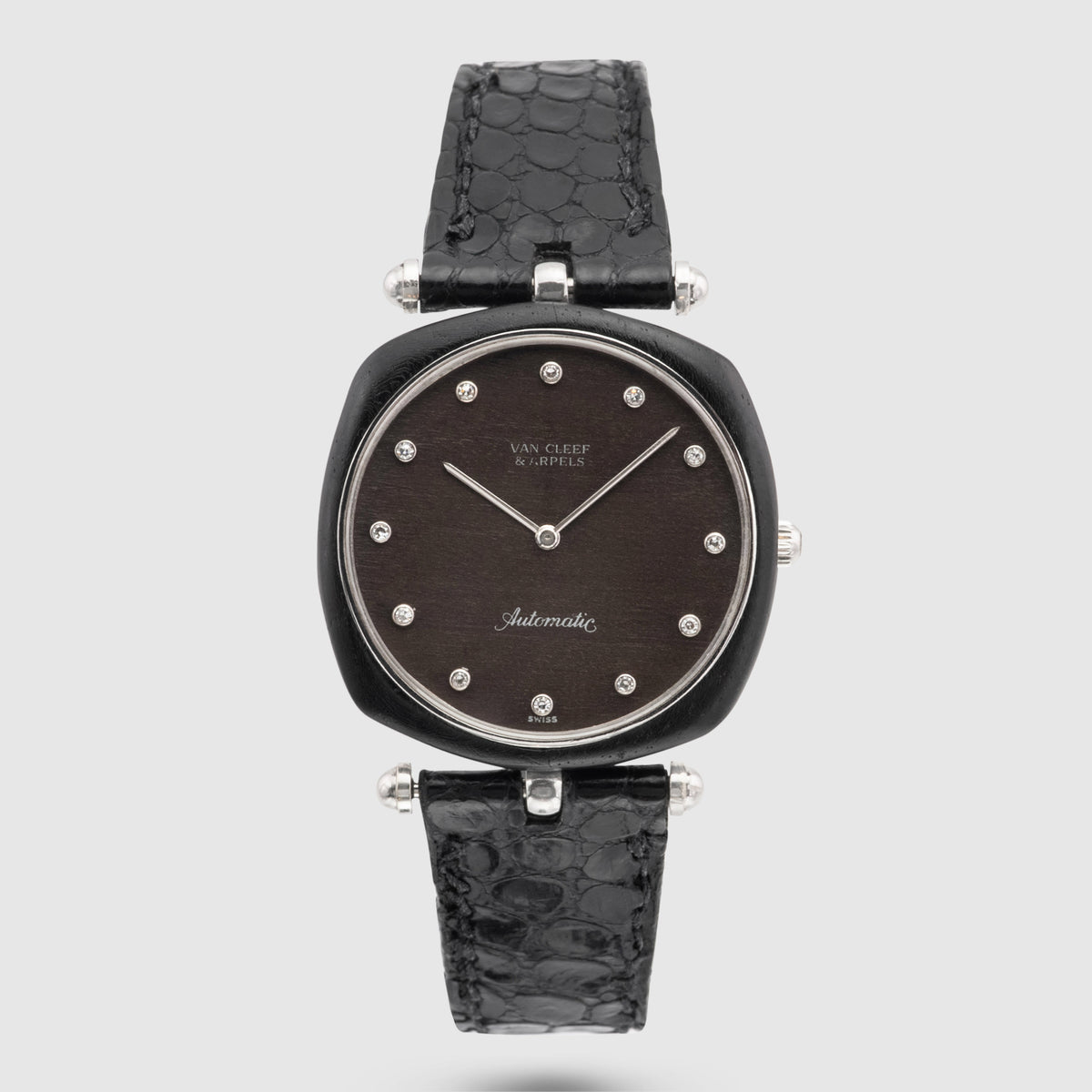1990's Van Cleef & Arpels Gerald Genta Tortoise Shell/WG Case Automatic Ref. G1607 B2