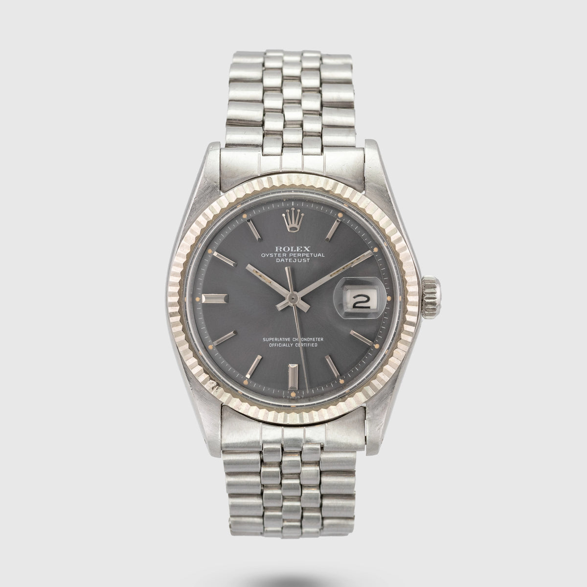 1970 Rolex Datejust Grey Dial Ref. 1601
