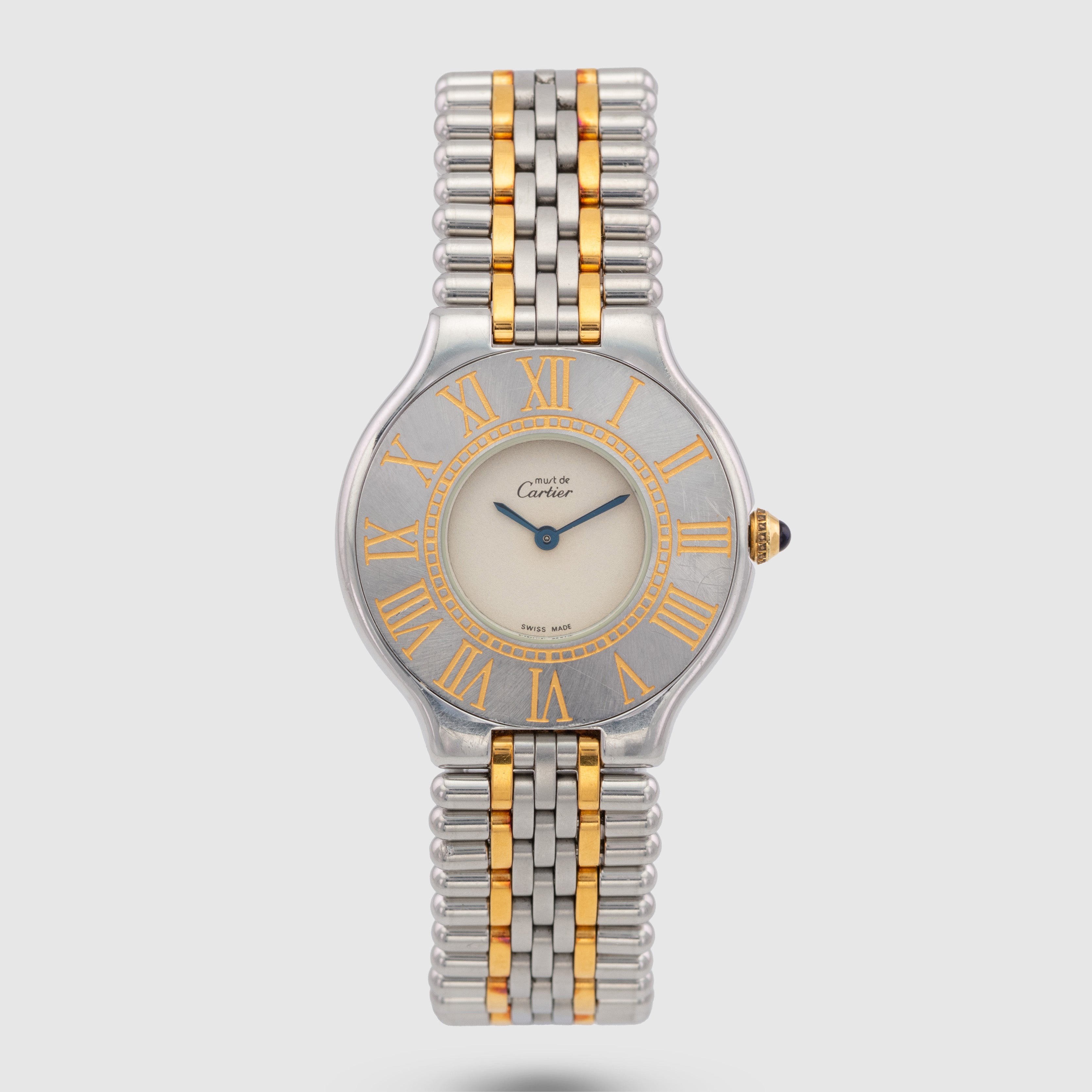 1989 Cartier Must 21 St/G Ref. 9010 (Box & Papers)