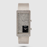 1970's Chopard by Kutchinsky White Gold Pavee & Lacquer Dial with Mesh Bracelet Ref. 5093 1