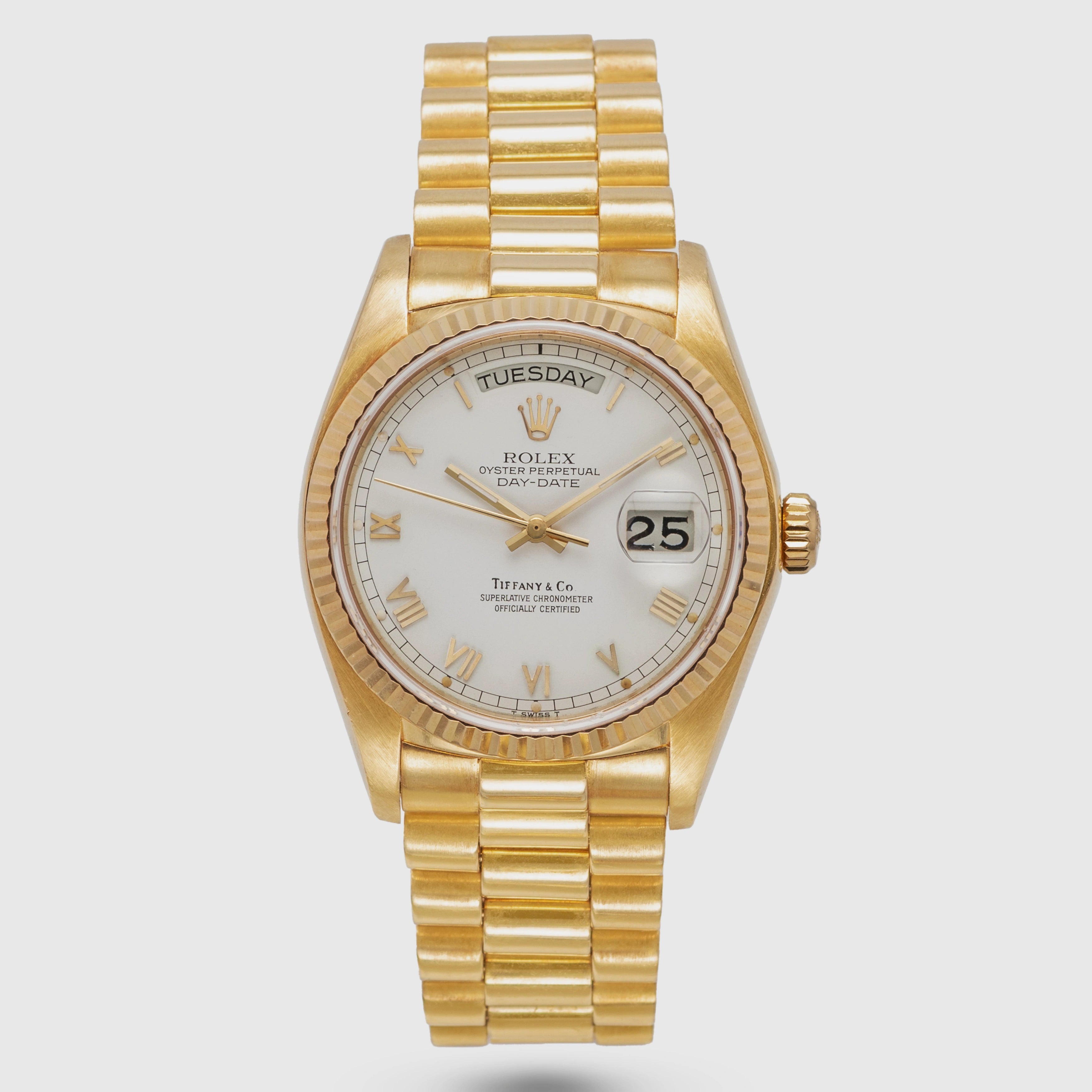 1979 Rolex Day Date Roman 'Tiffany & Co' Ref. 18038