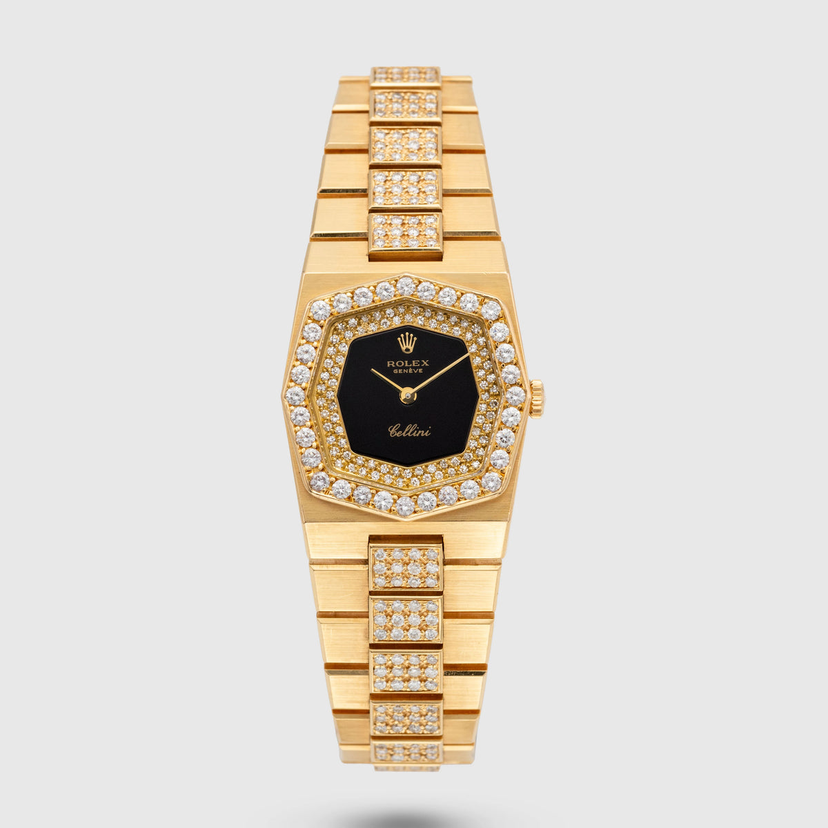 1981 Rolex Lady Cellini Black Lacquer Dial Ref. 4662