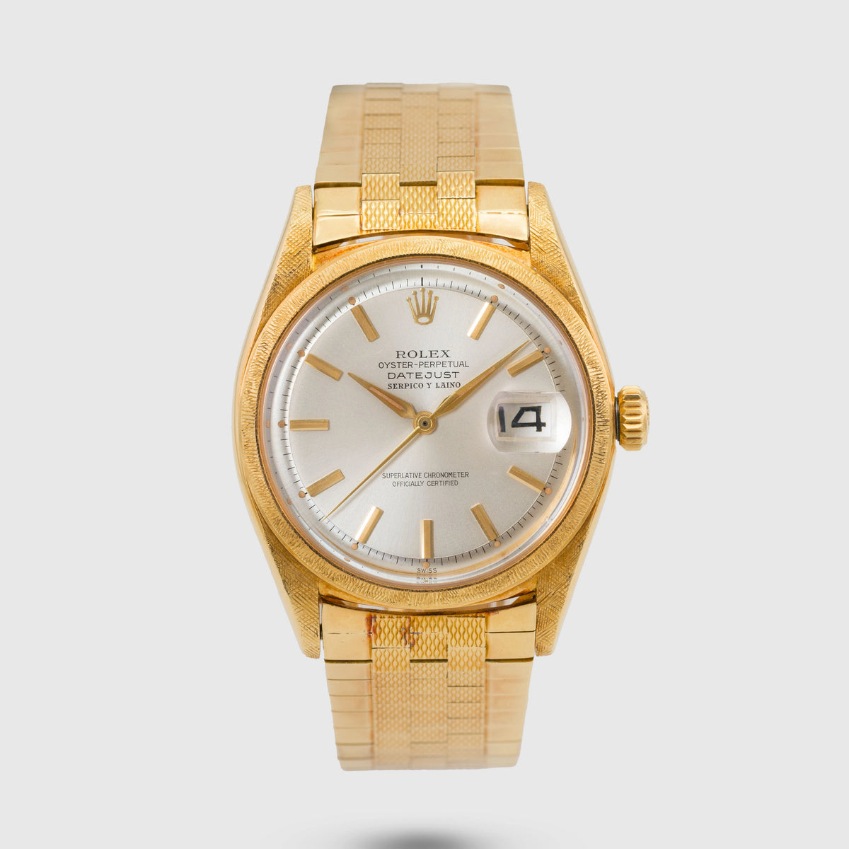 1962 Rolex Datejust Serpico Y Laino with Special Bracelet Ref. 1602