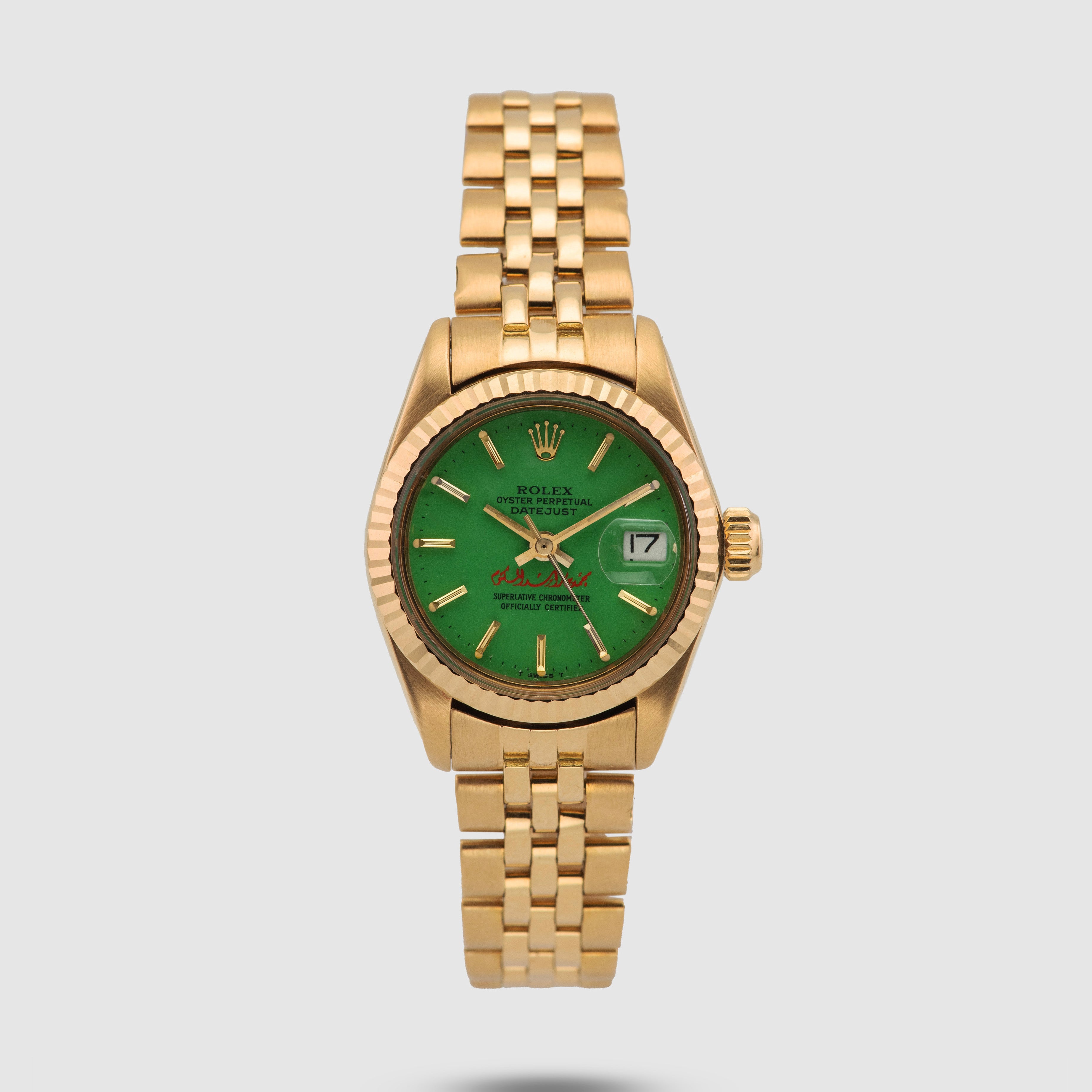 1979 Rolex Datejust Green Stella 'Mohammaed Bin Rashid Al Maktoum' Ref. 6917 (with Box)