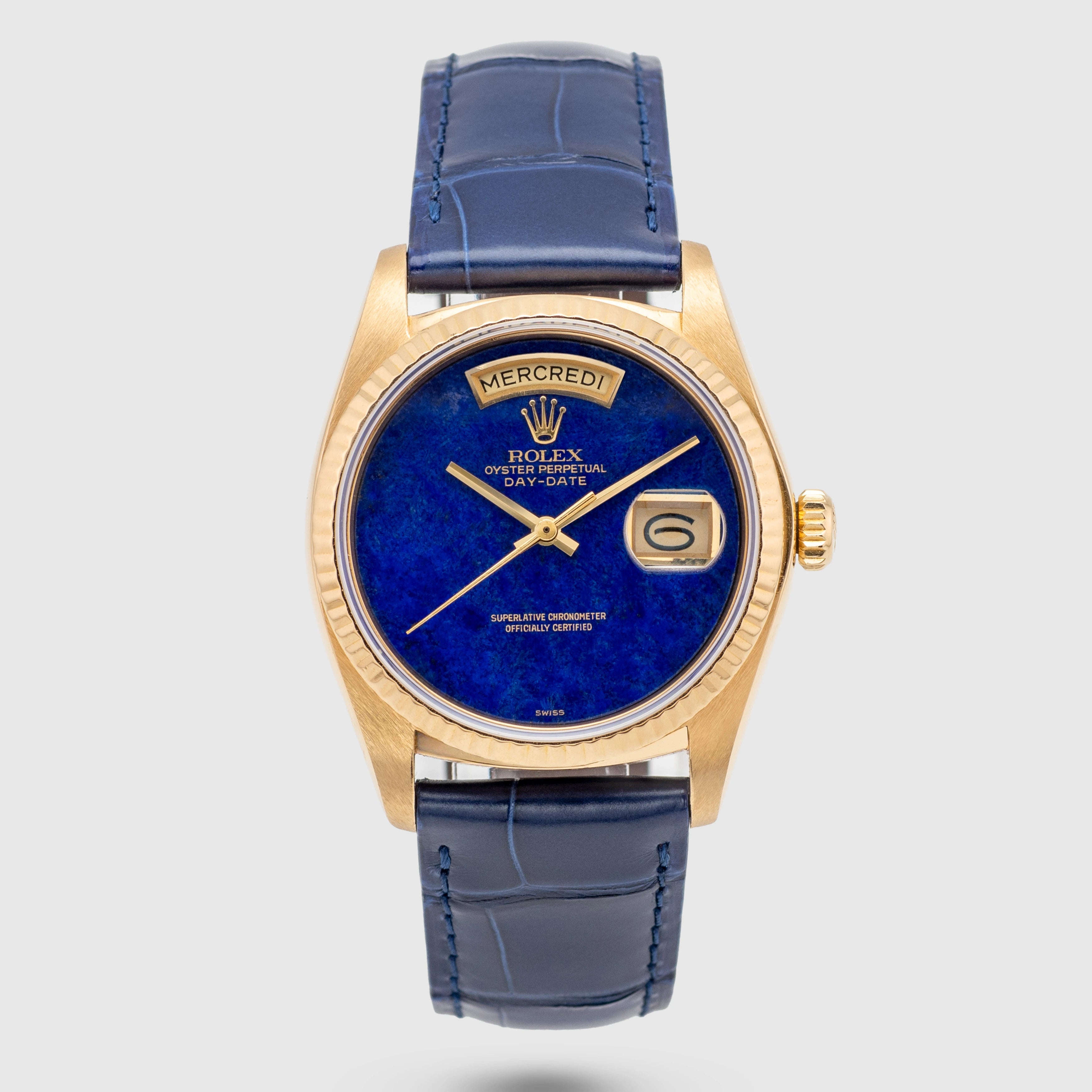 1979 Rolex Day Date Lapis Dial Ref. 18038