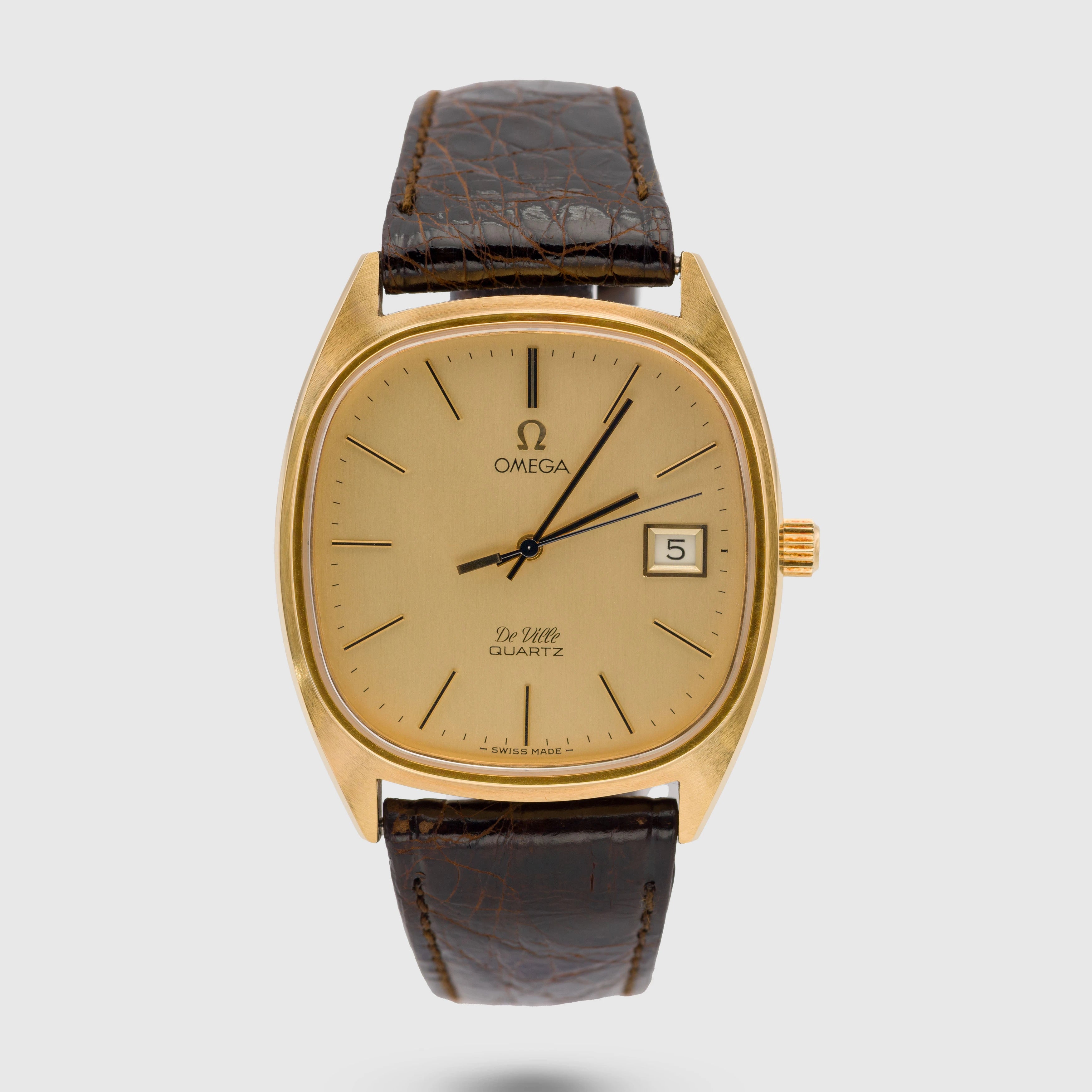 1970's Omega De Ville Champagne Dial Ref. 192.0034 (Box)