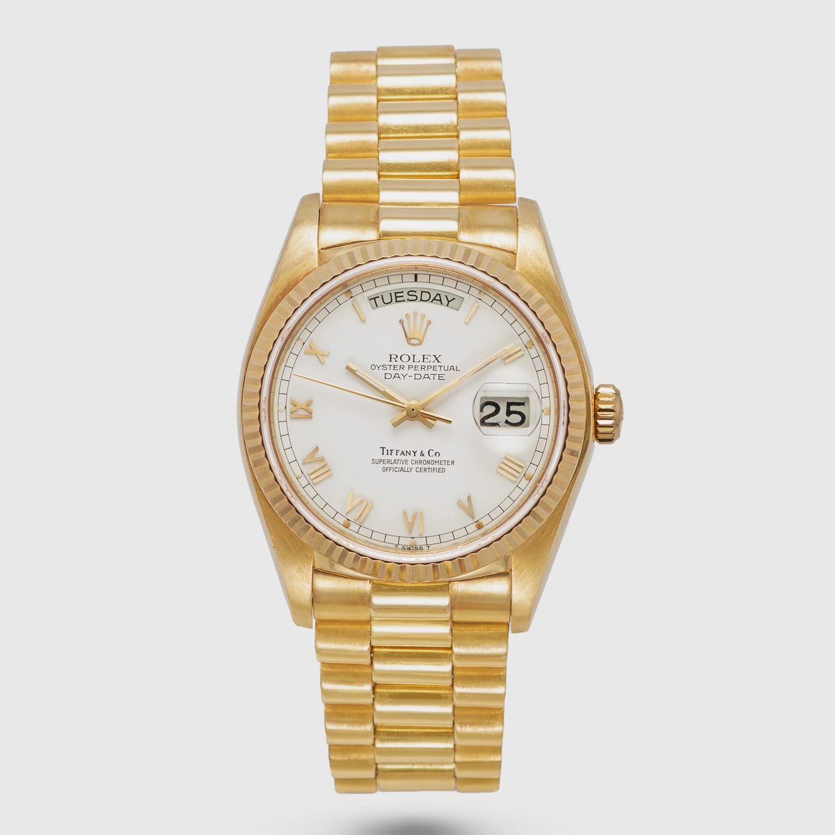 1979 Rolex Day Date Roman 'Tiffany & Co' Ref. 18038