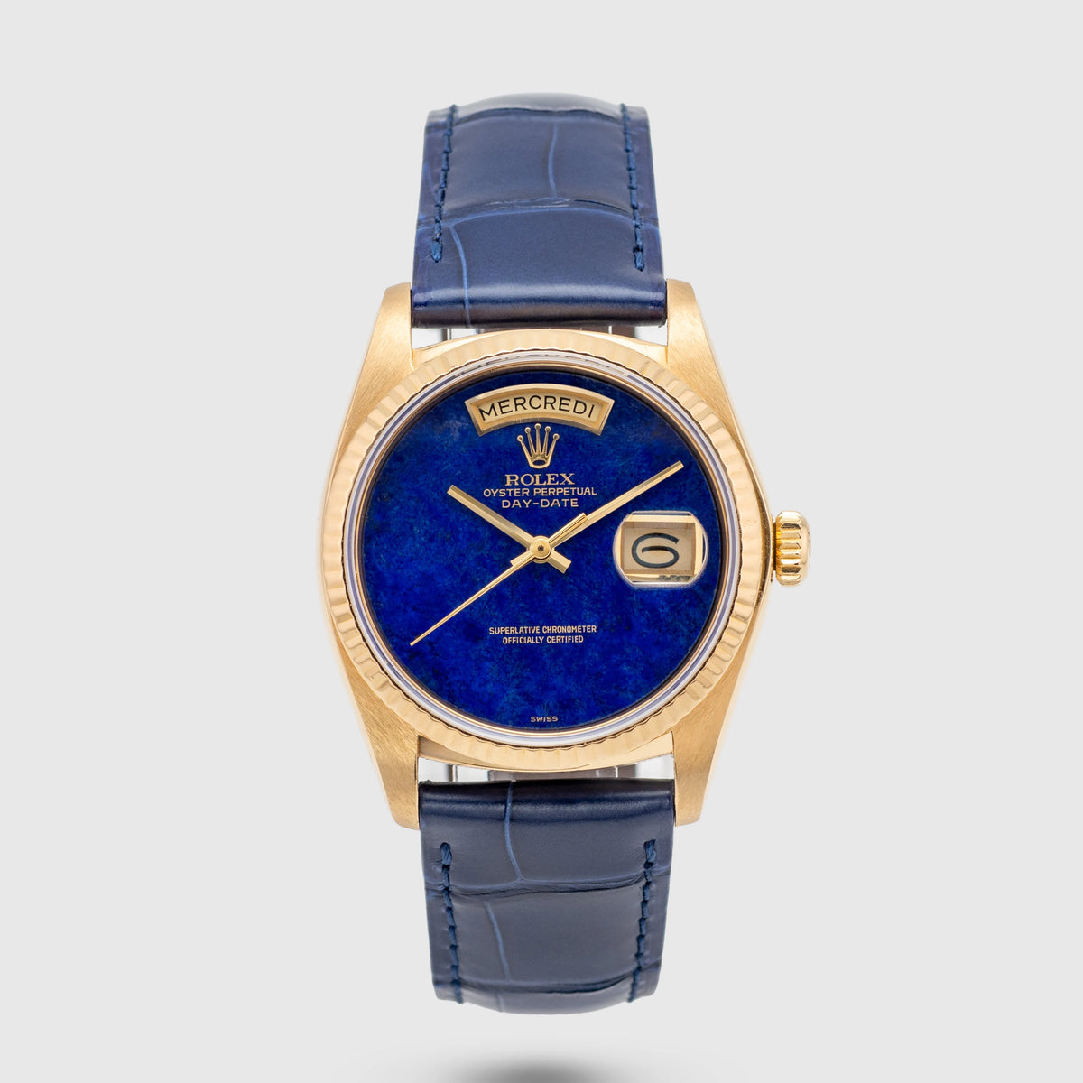 1979 Rolex Day Date Lapis Dial Ref. 18038