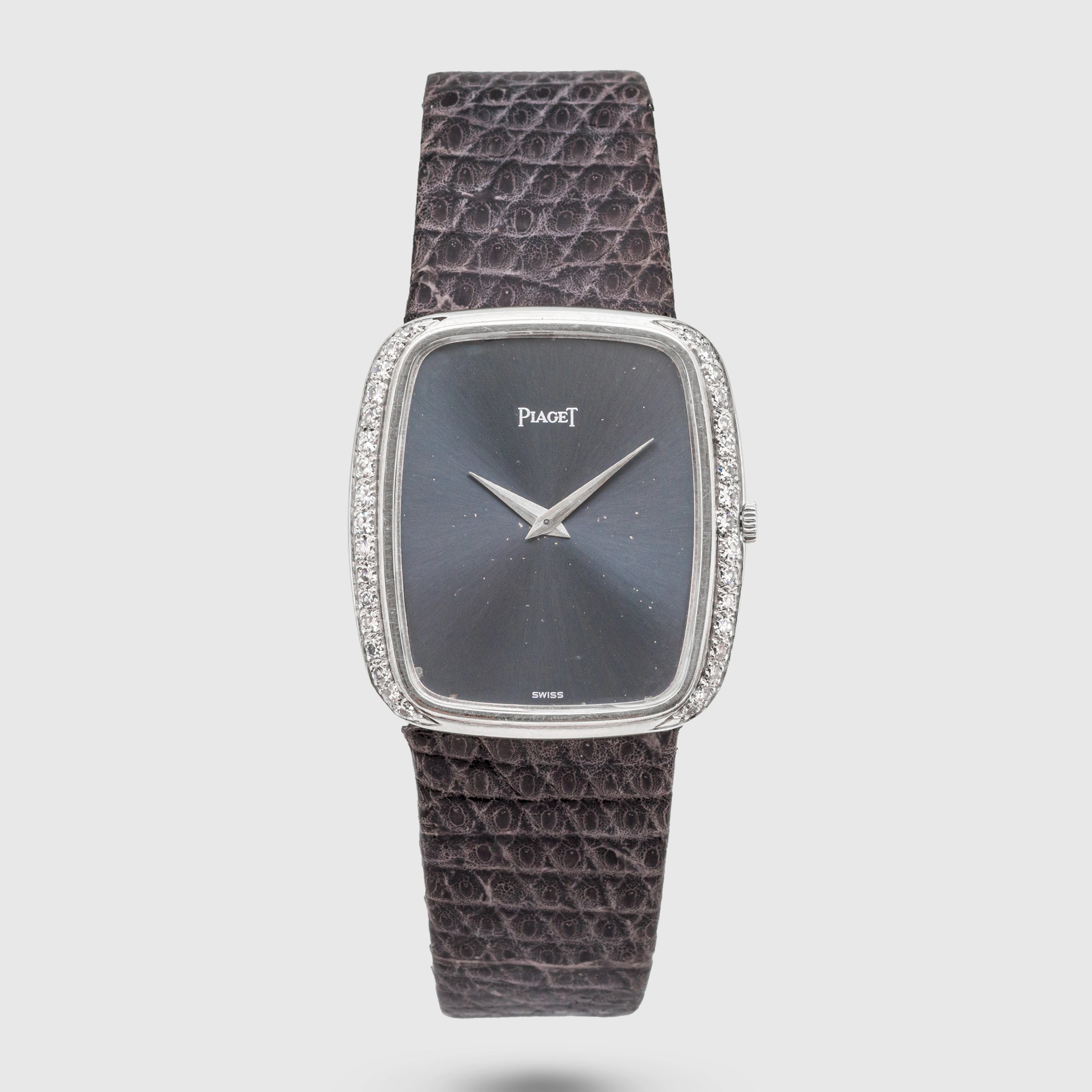 1970's Piaget White Gold Factory Diamonds Ref. 9765