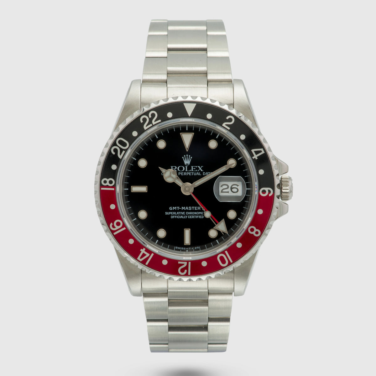 1989 Rolex GMT Master II 'Coke' Ref. 16710 (with Orig. Papers & CPO Warranty)