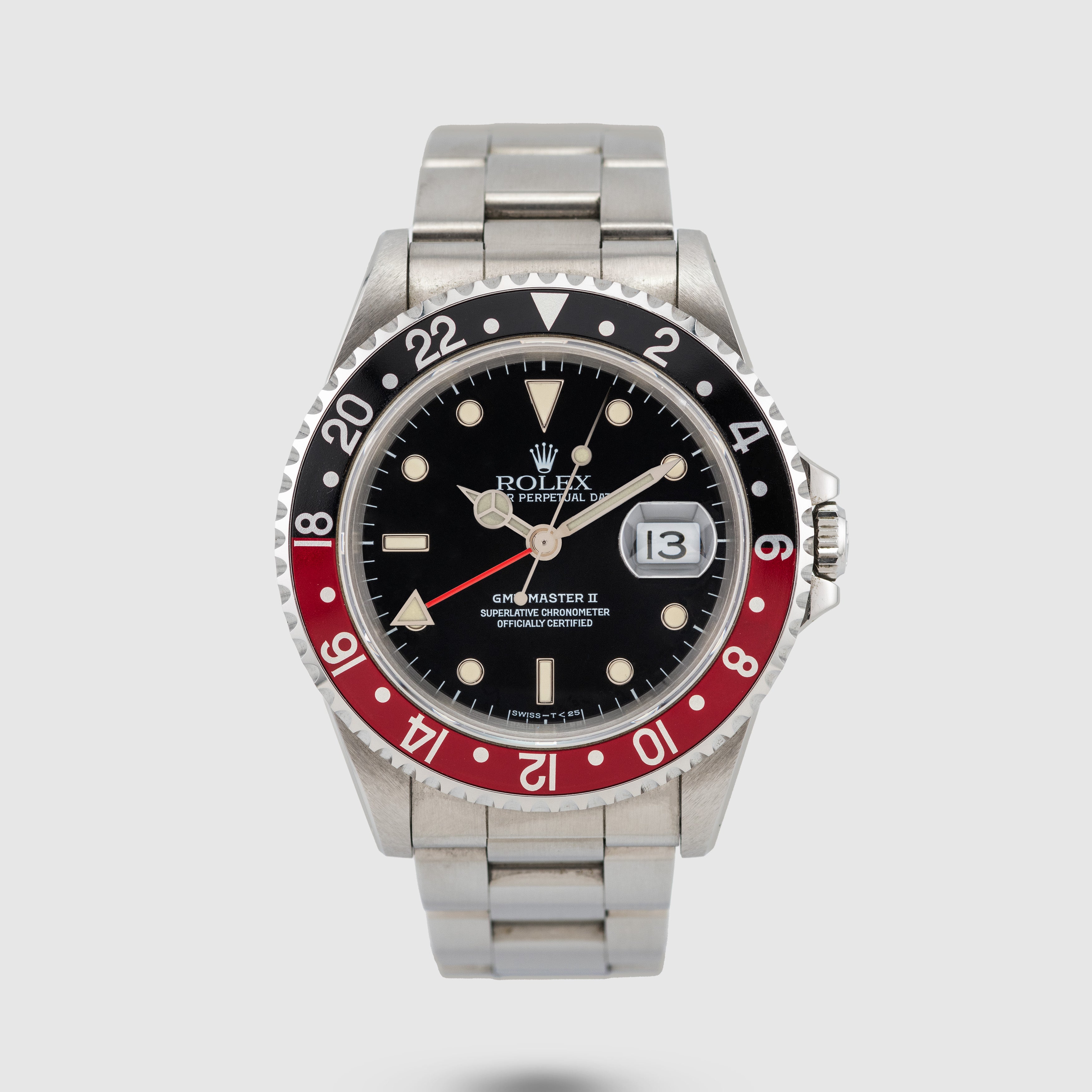 1995 Rolex GMT Master Coke Unpolished Ref. 16710 (with Box and Booklets)