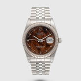 1989 Rolex Datejust Burl Wood Dial St/WG Ref. 16234