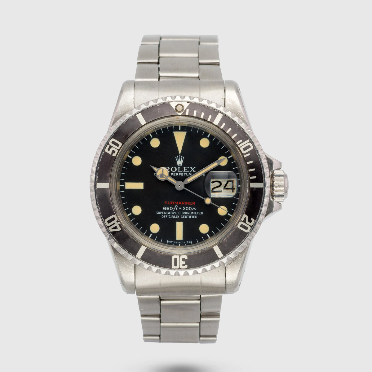 1972 Rolex Submariner MK4 Single Red Ref. 1680