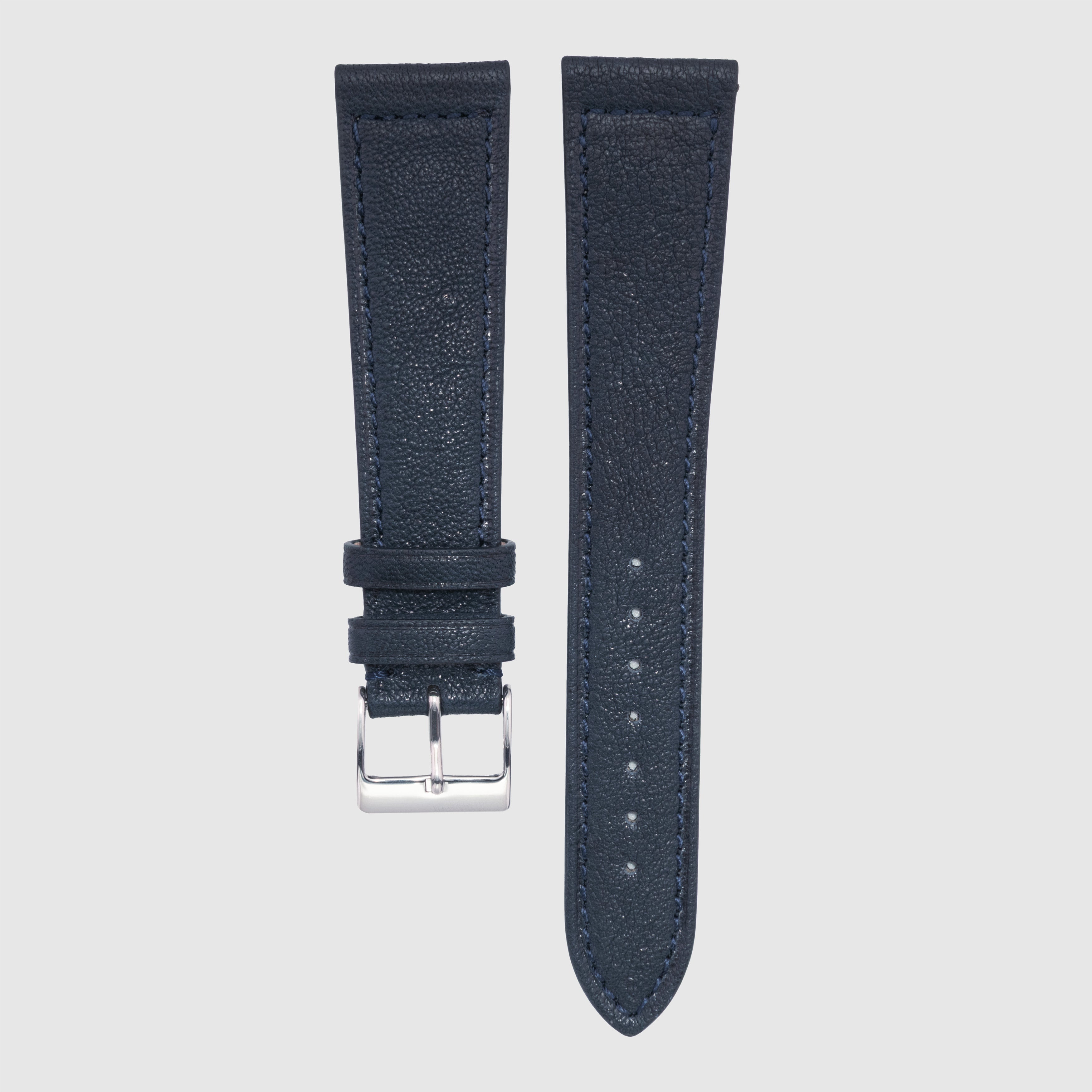 Washed Goat Skin - Dark Blue