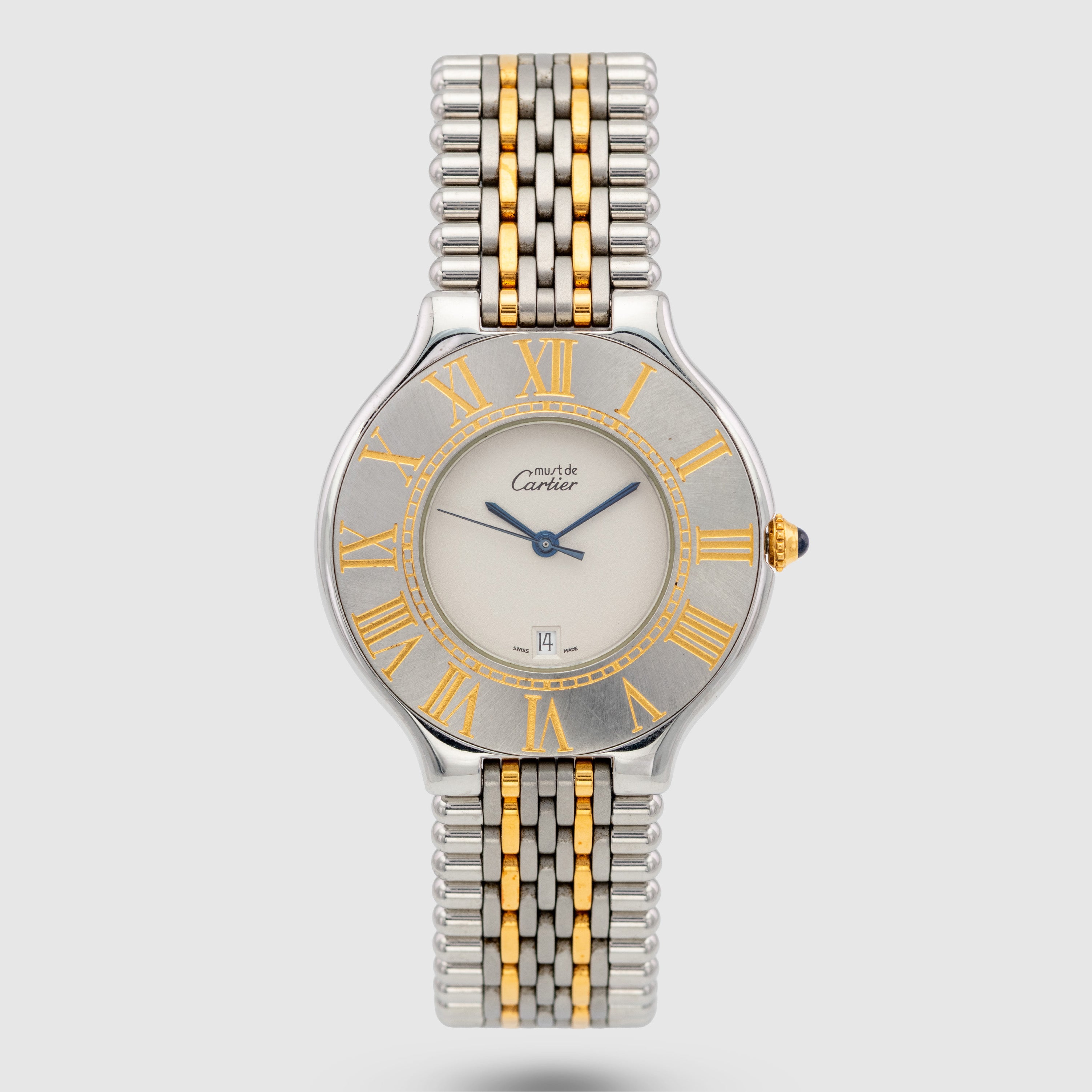 1990's Cartier Must 21 St/G 'NOS' Ref. 126000P (Box & Papers)