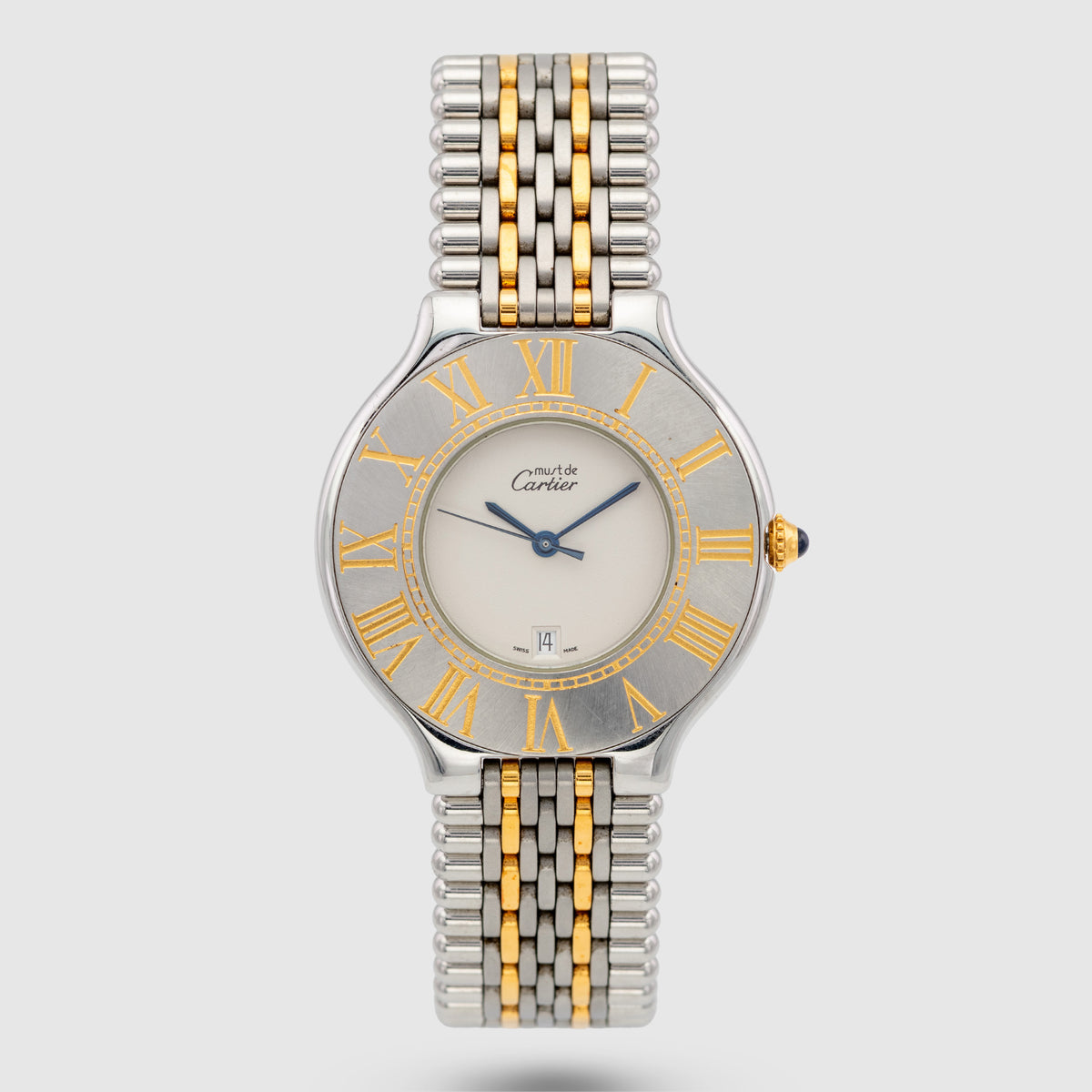 1990's Cartier Must 21 St/G 'NOS' Ref. 126000P (Box & Papers)