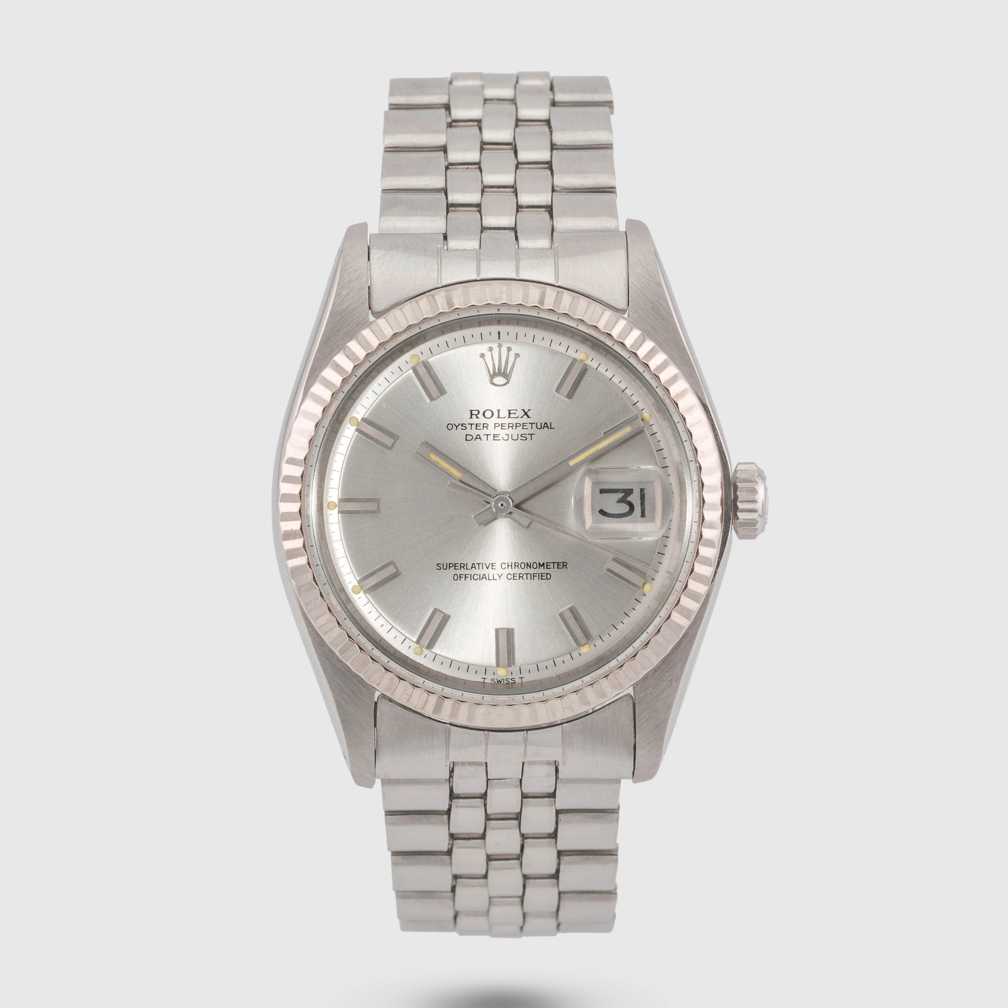 1975 Rolex Datejust Wide Boy Ref. 1601 (Box & Papers)