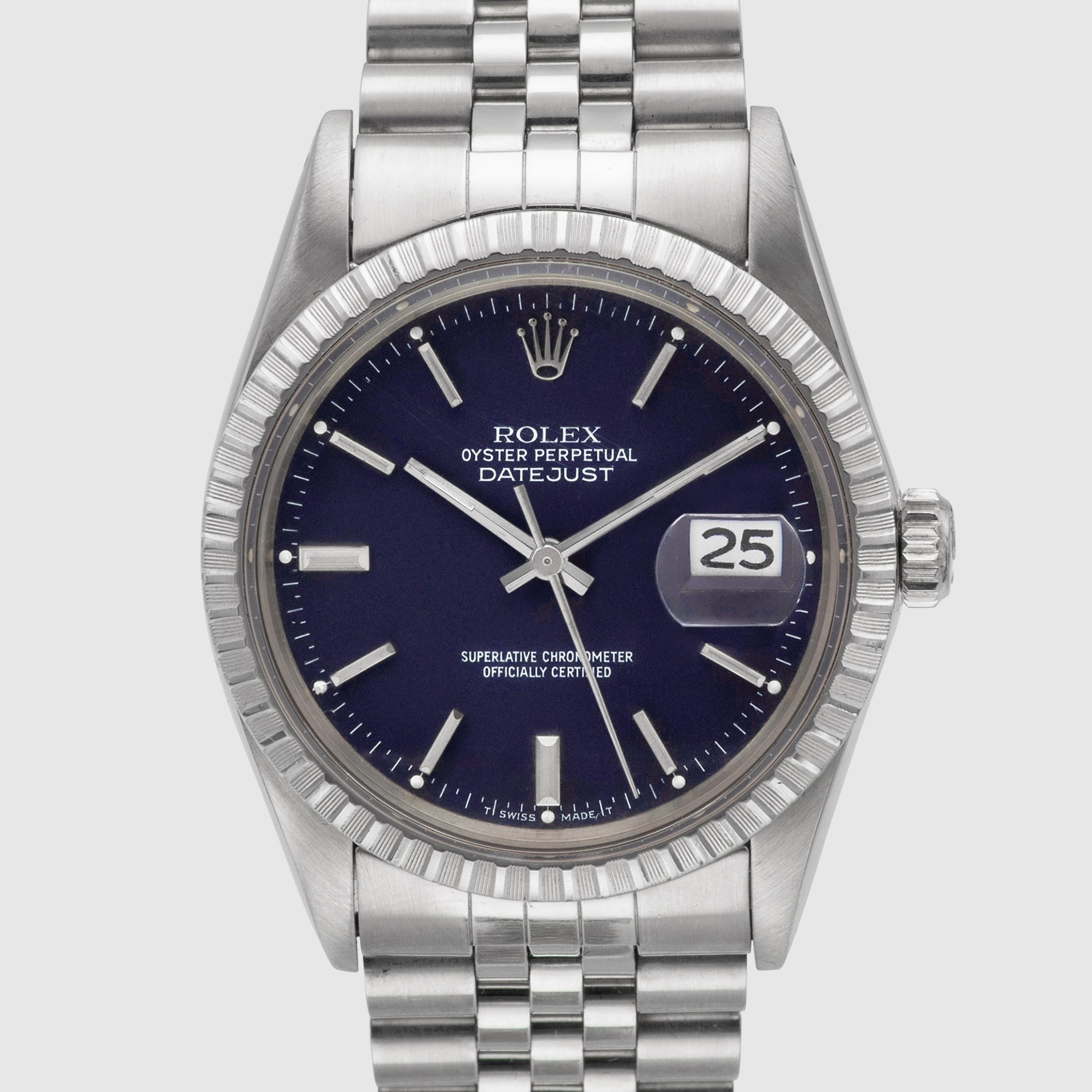 1986 Rolex Datejust Blue/Purple Dial Ref. 16030