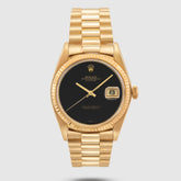 1978 Rolex Datejust Onyx Dial Yellow Gold  Ref. 1601