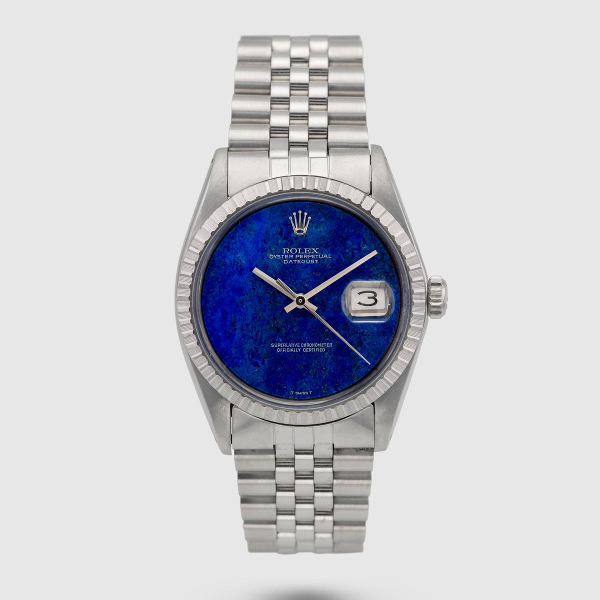 1974 Rolex Datejust Stainless Steel Lapis Dial Ref. 1603