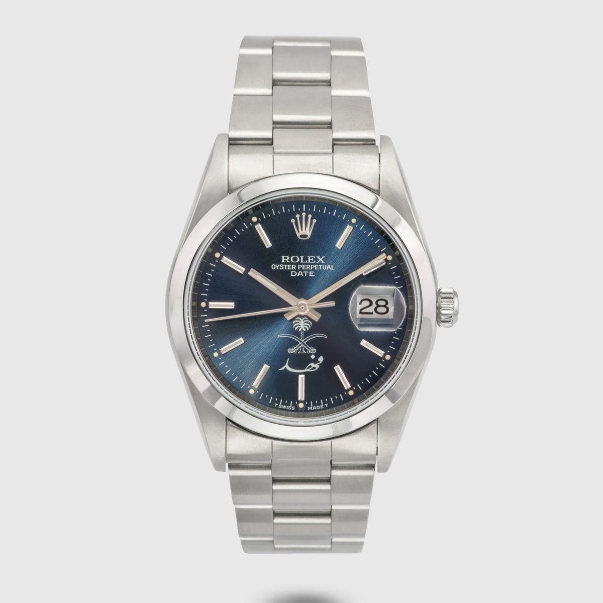 1999 Rolex Oyster Perpetual Date Saud Logo 'Fahd' Ref. 15200