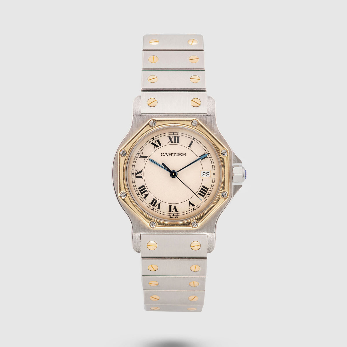 1990's Cartier Santos Ronde Octagon Ref. 187902