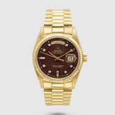 1967 Rolex Day Date Oxblood Stella Diamond Dial Ref. 1803 (with Papers)