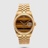 1974 Rolex Datejust 18K Yellow Gold Tiger Eye Dial Ref. 1601