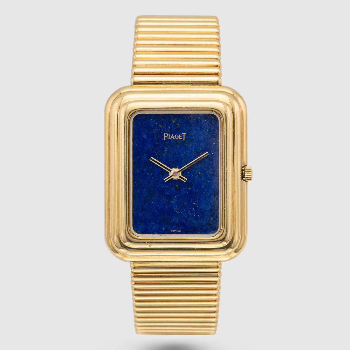 1970's Piaget Beta 21 Lapis Dial 18K Yellow Gold Ref. 14101 C10