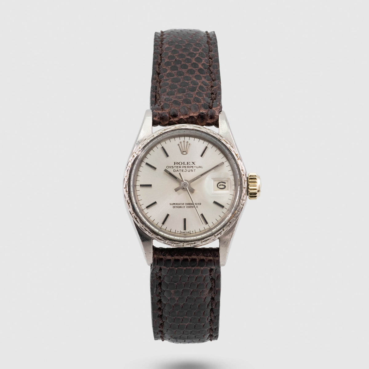 1972 Rolex Lady Datejust 18k White Gold Ref. 6702