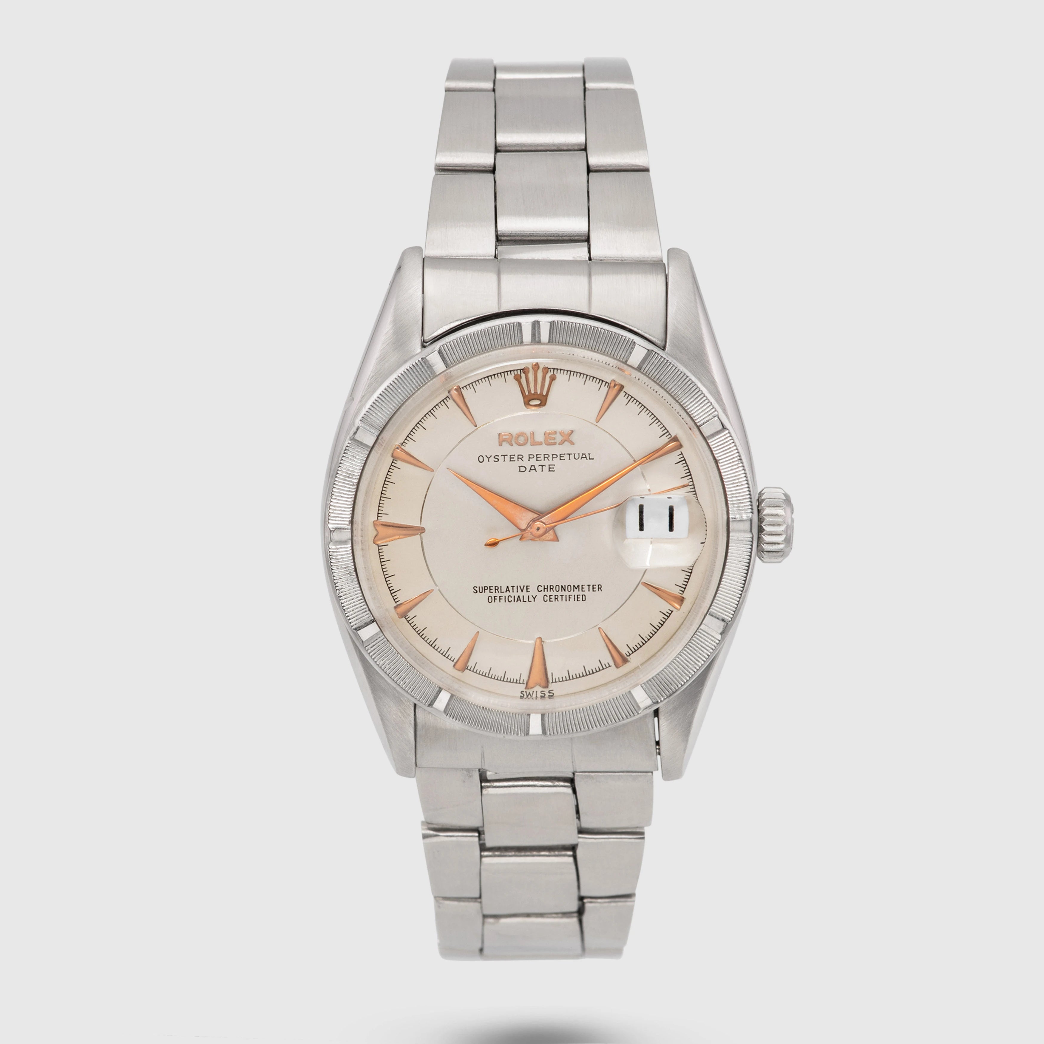 1959 Rolex Oyster Perpetual Date White Dial Ref. 6535