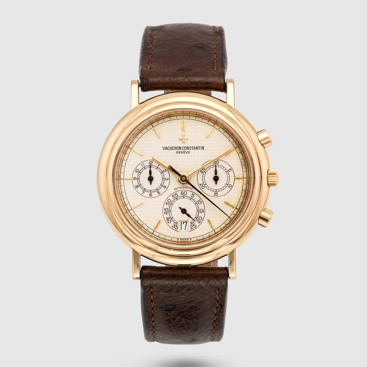 1992 Vacheron Constantin Les Historiques Chronograph Yellow Gold  Ref. 49003 (with Papers)