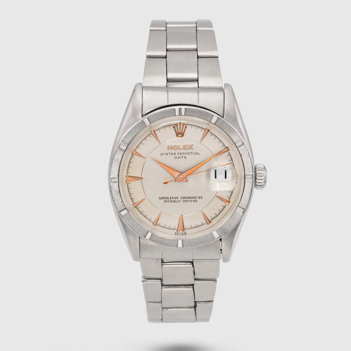 1959 Rolex Oyster Perpetual Date White Dial Ref. 6535