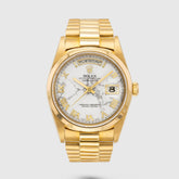 1996 Rolex Day Date Howlite Stone Dial Ref. 18208