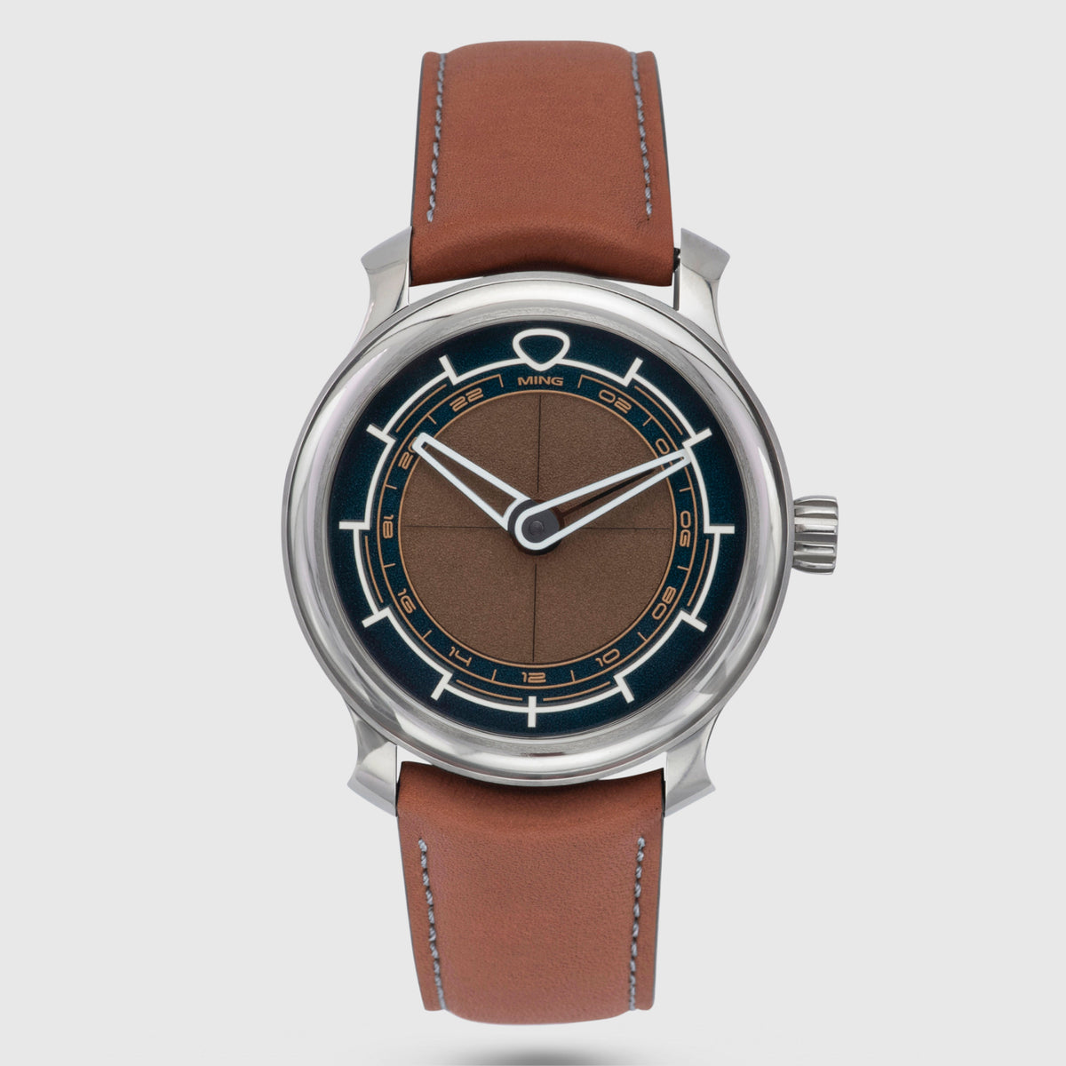 2022 Ming GMT Titanium Brown Dial Ref. 22.01 (with Box & Papers)