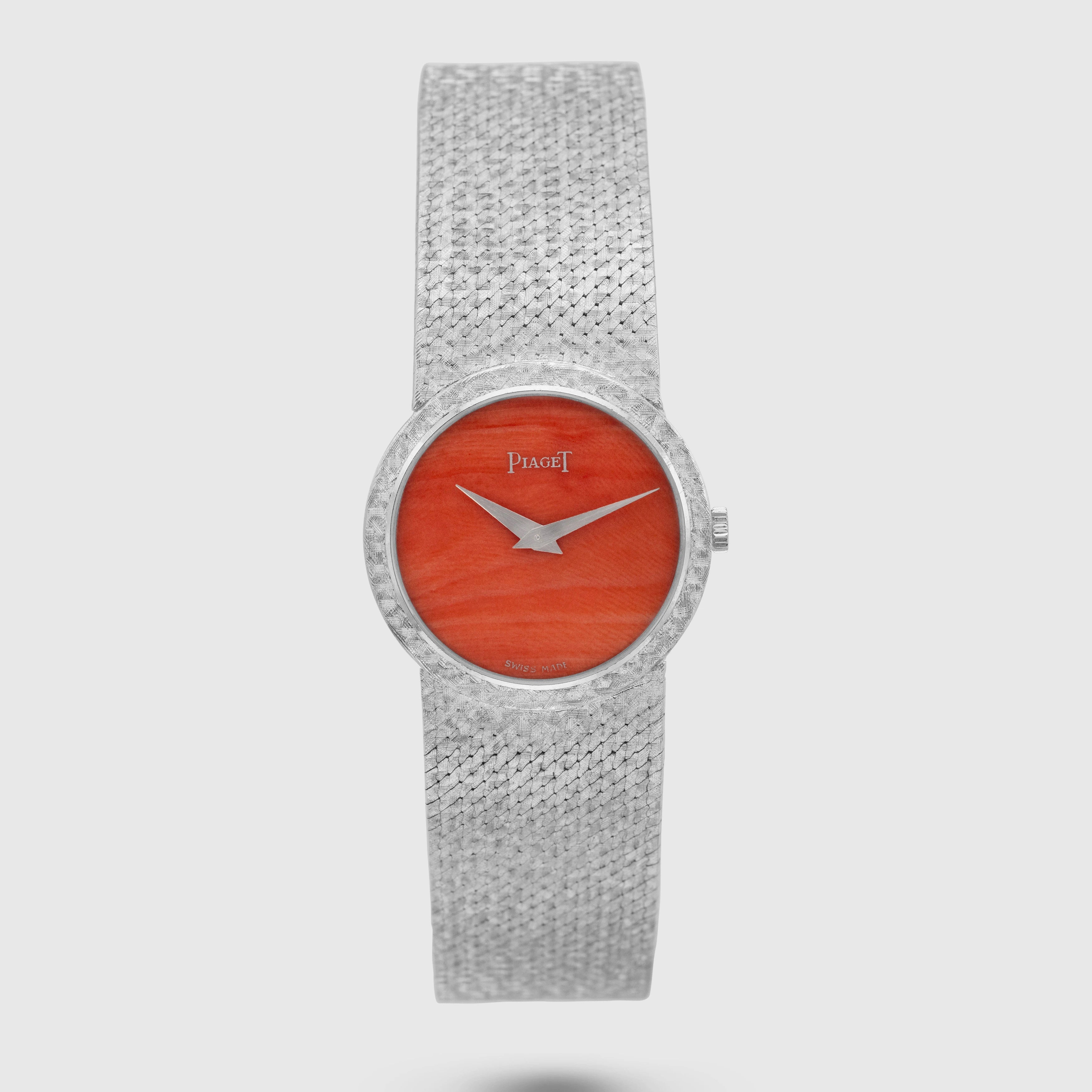 1968/69 Piaget 18k White Gold Coral Dial Ref. 921